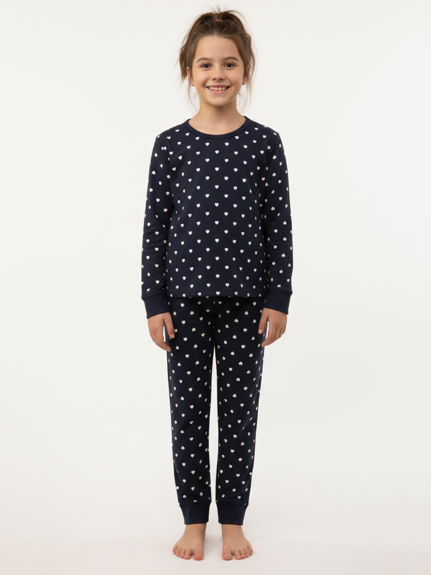 Gece Işıltısı Kız Çocuk Pijama Takımı