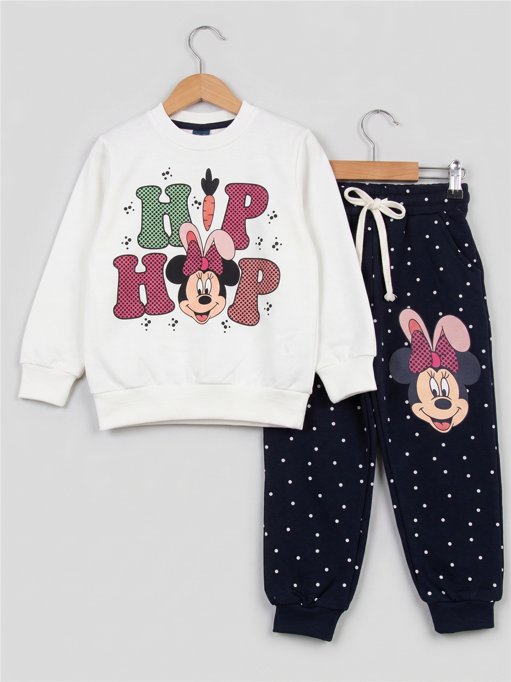 Hip-Hop Kız Çocuk Eşofman Takımı Beyaz
