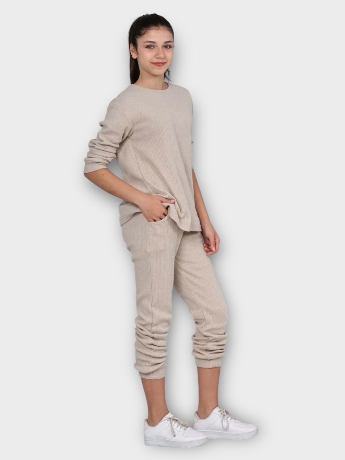 Kampanyalı Pijama Takımı Bej