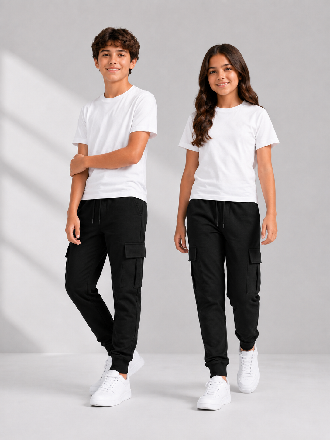 Kampüs Unisex Çocuk Okul Eşofman Altı Siyah