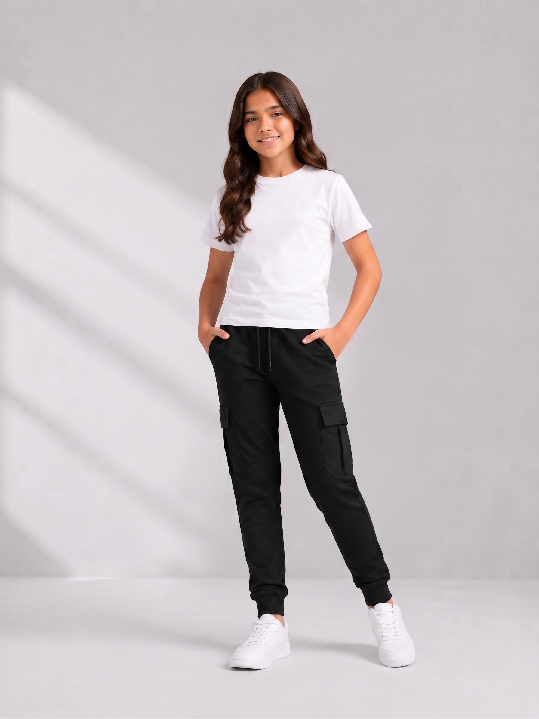 Kampüs Unisex Çocuk Okul Eşofman Altı Siyah