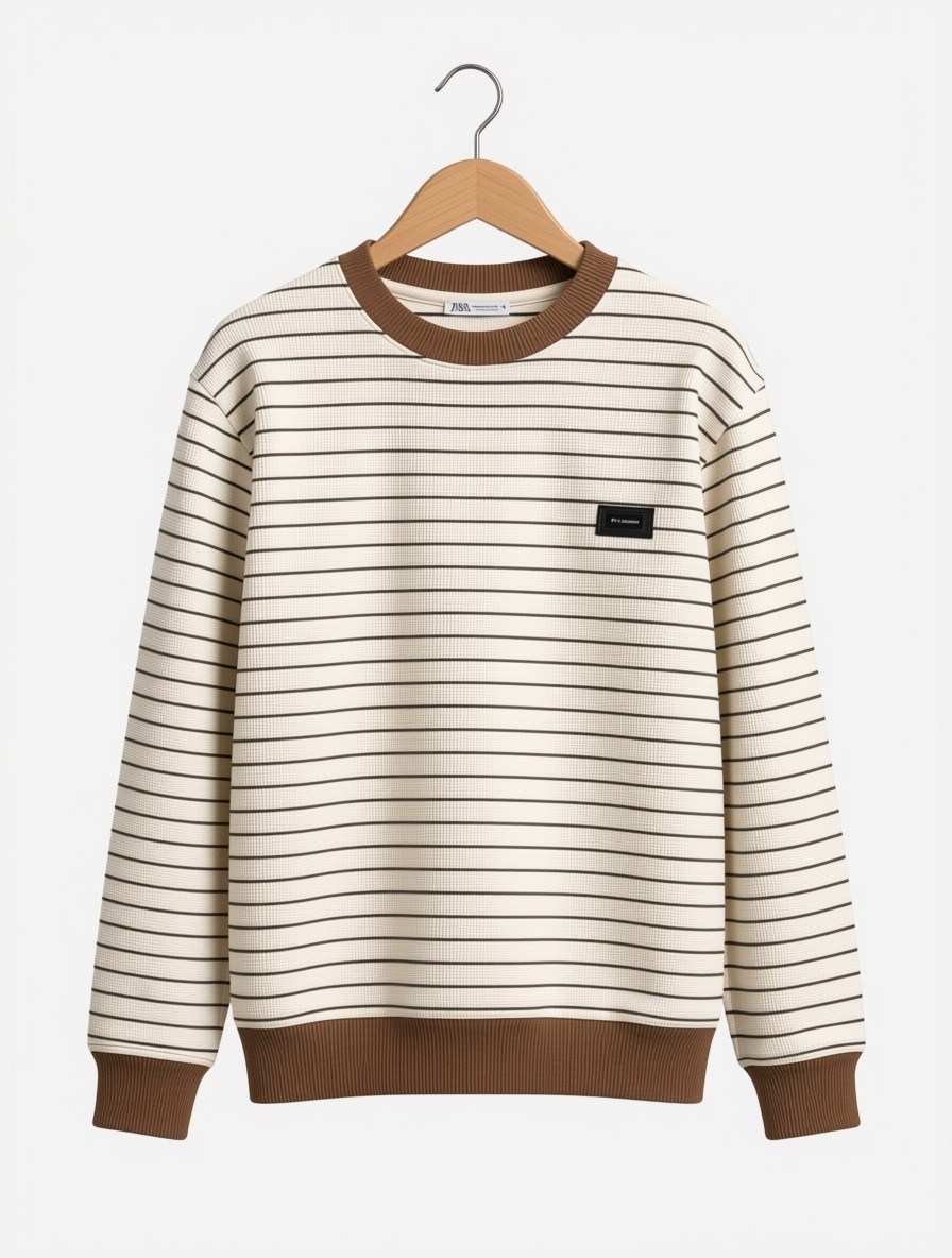 Karon Erkek Çocuk Sweatshirt Kahverengi