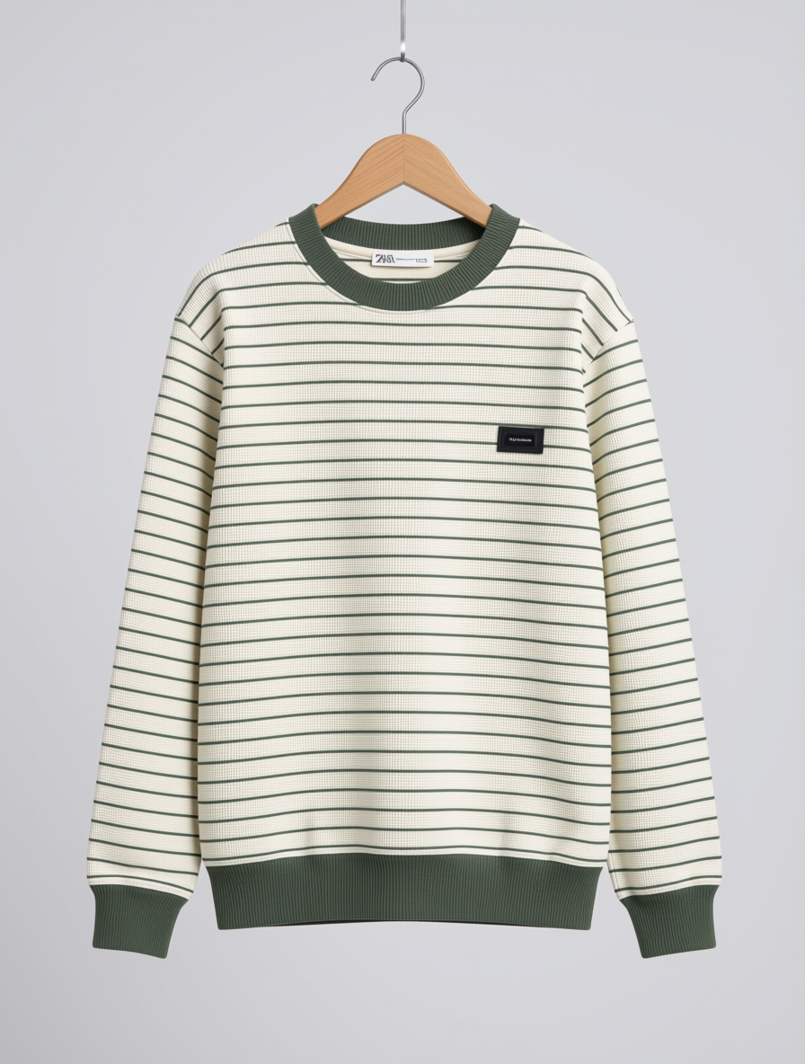 Karon Erkek Çocuk Sweatshirt Yeşil