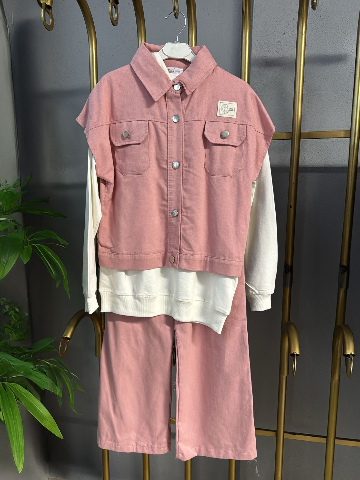 Kora Kız Çocuk 3'lü Takım Pembe