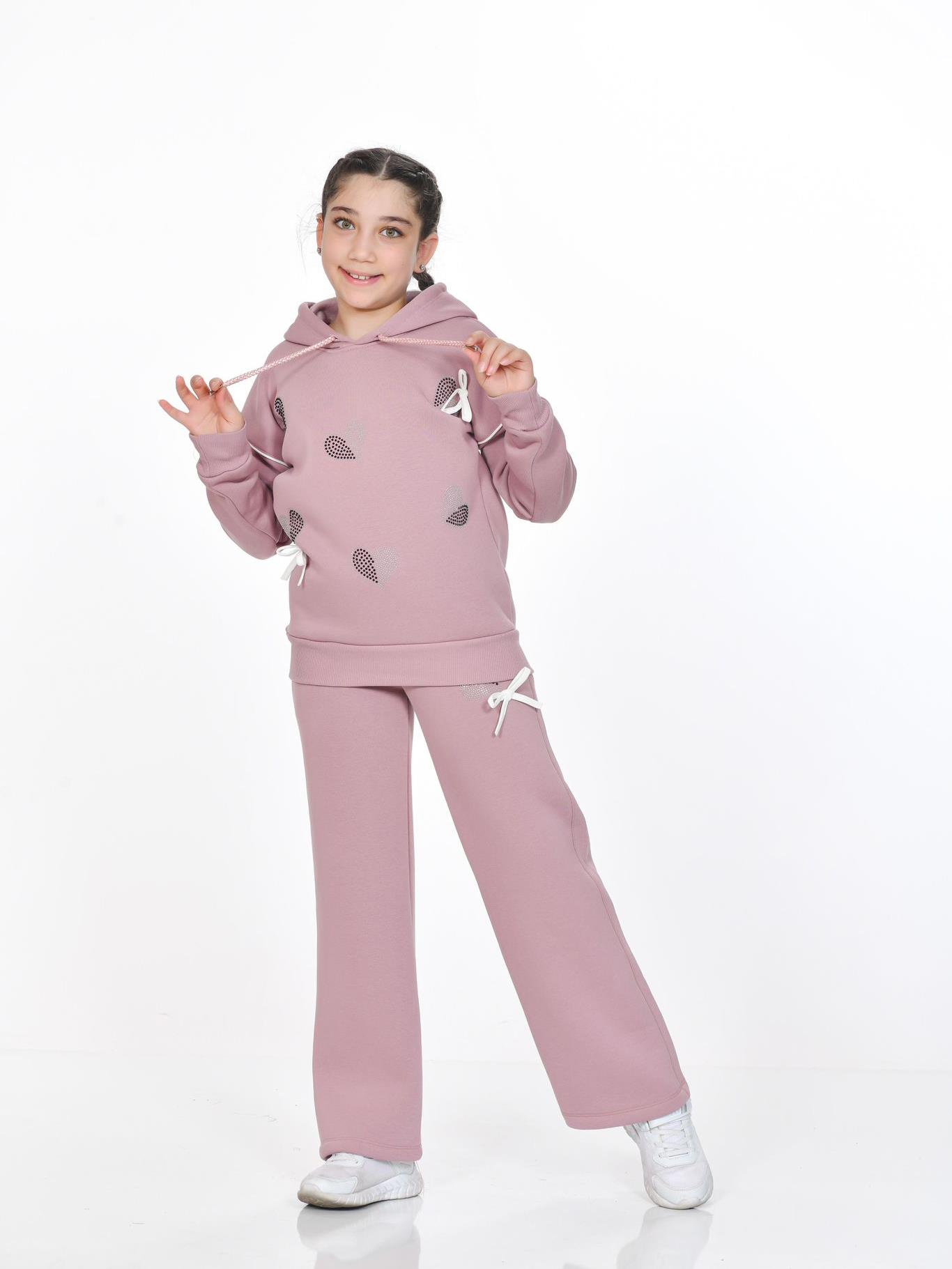 Lovence Kız Çocuk Eşofman Takımı Pembe