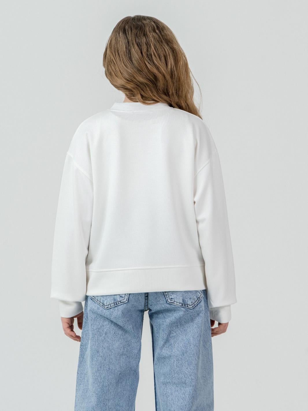 Luvia Kız Çocuk Sweat Ekru