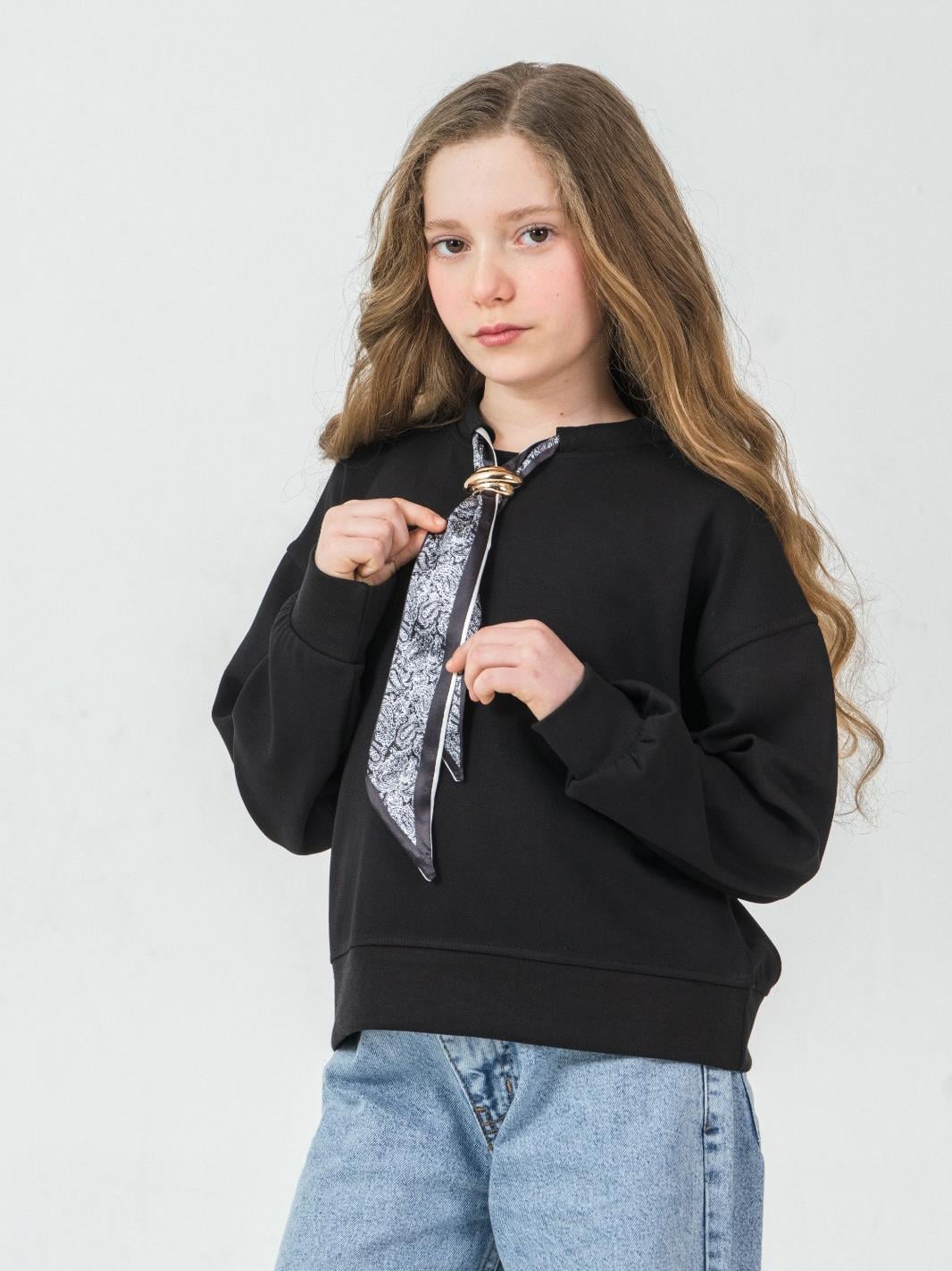 Luvia Kız Çocuk Sweat Siyah