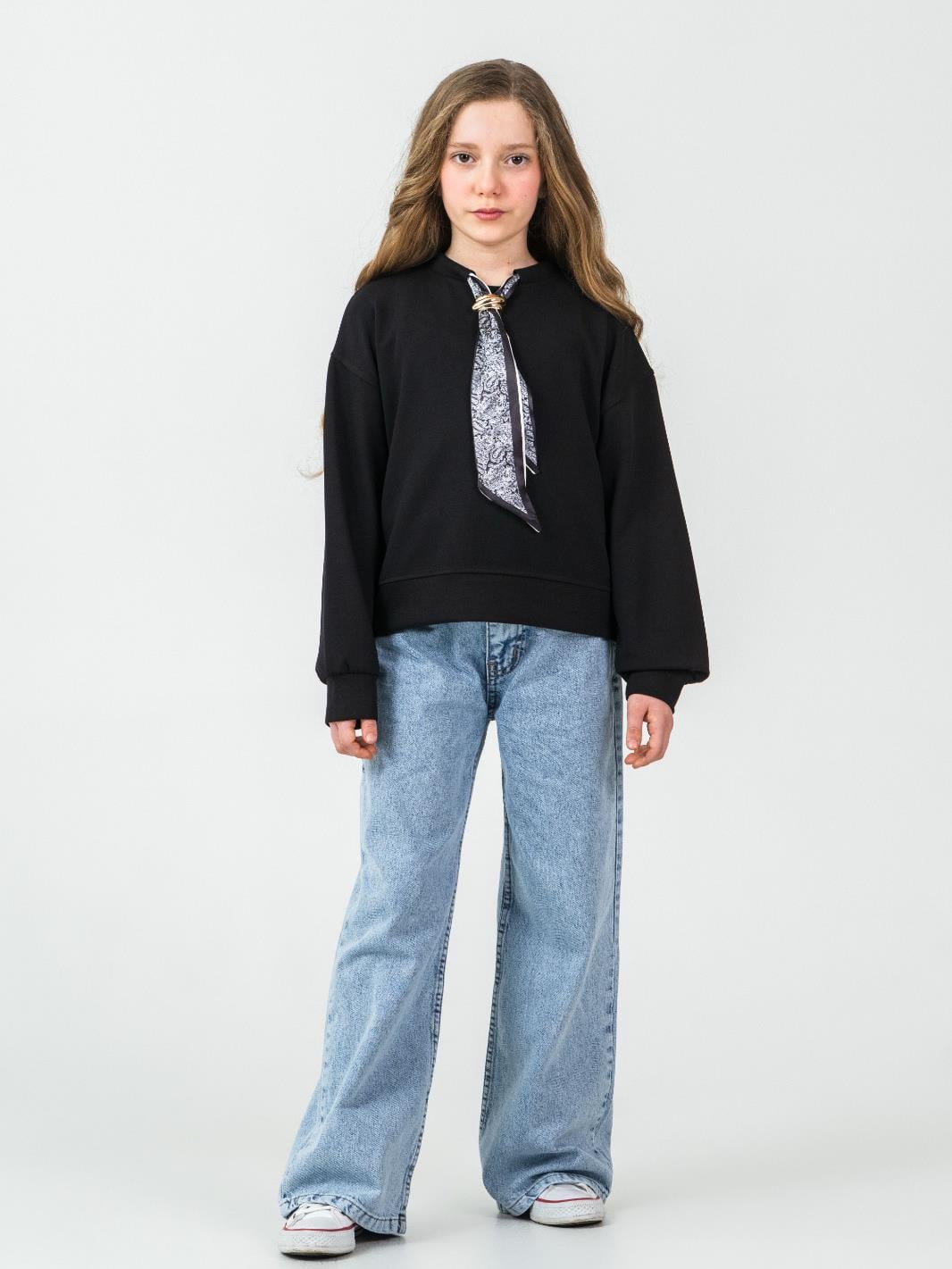 Luvia Kız Çocuk Sweat Siyah