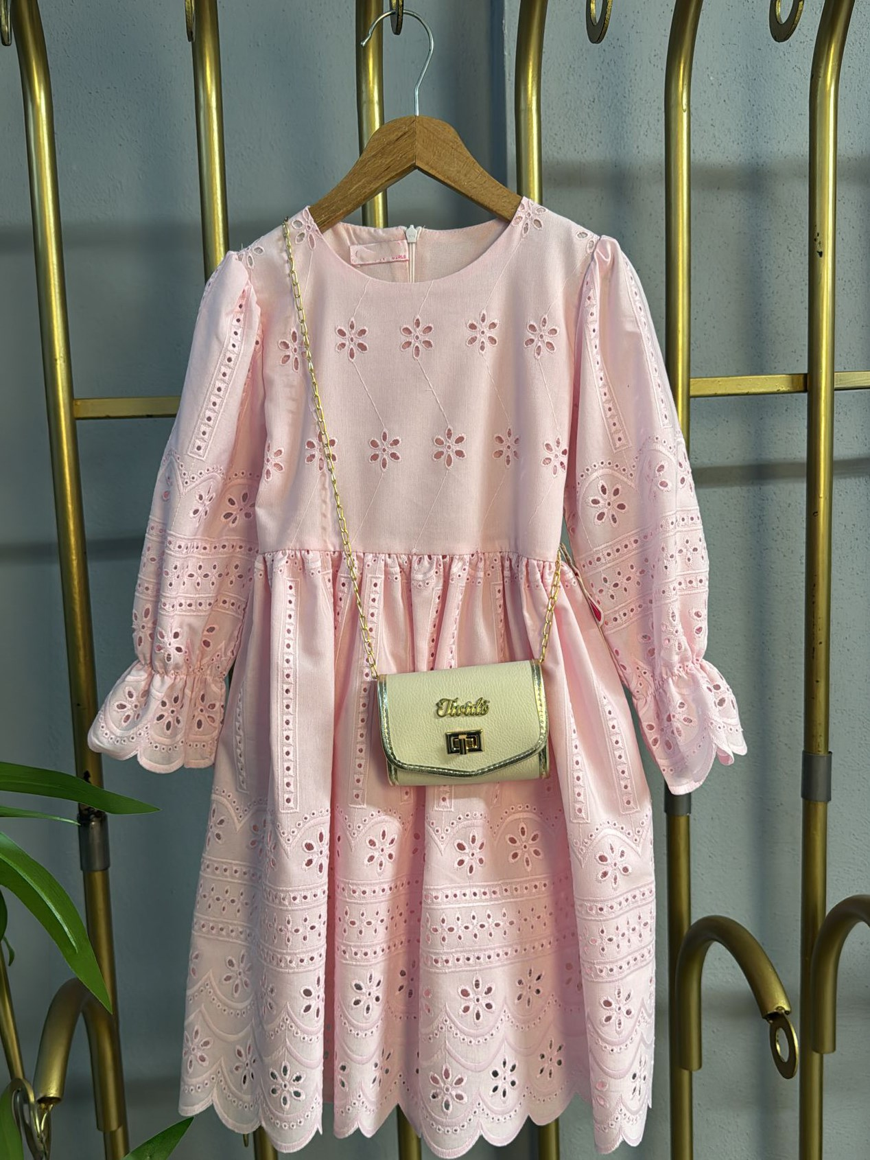 Meyra Kız Çocuk Elbise Pembe