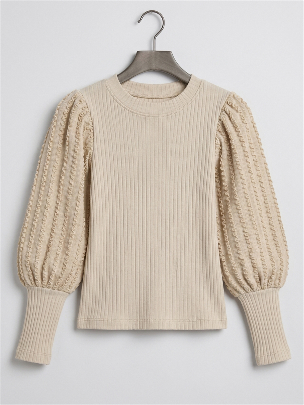 Milena Kız Çocuk Sweatshirt Bej