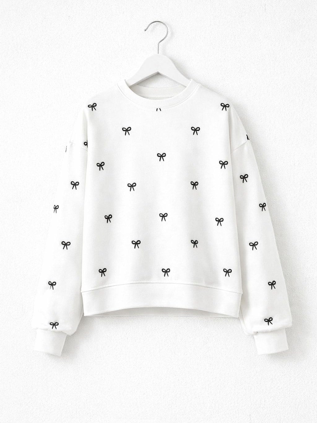 Monet Kız Çocuk Sweatshirt Beyaz