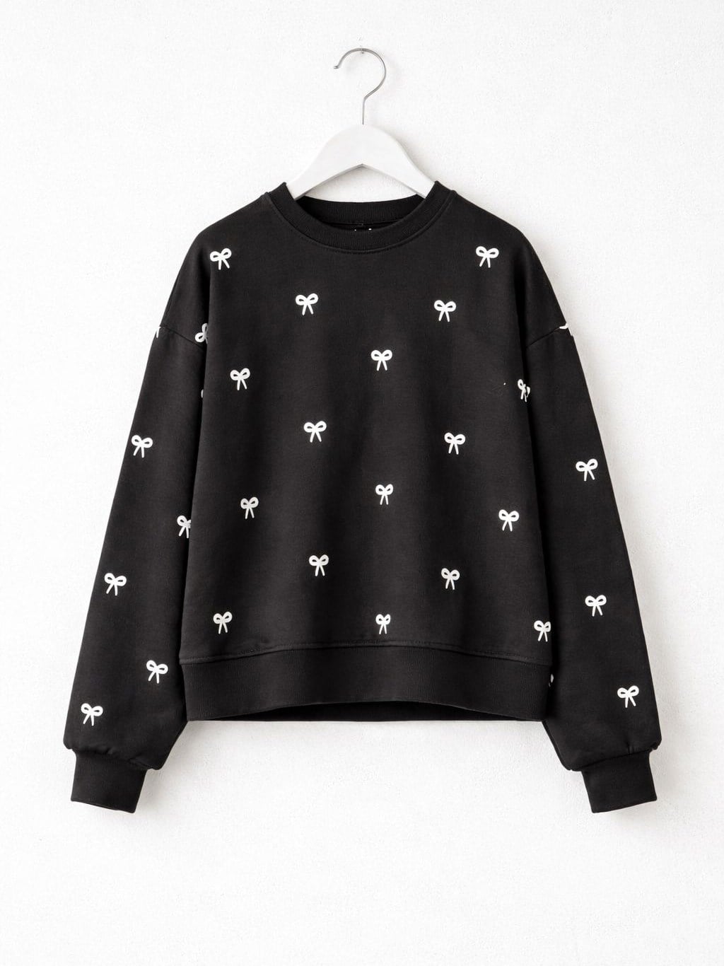 Monet Kız Çocuk Sweatshirt Siyah