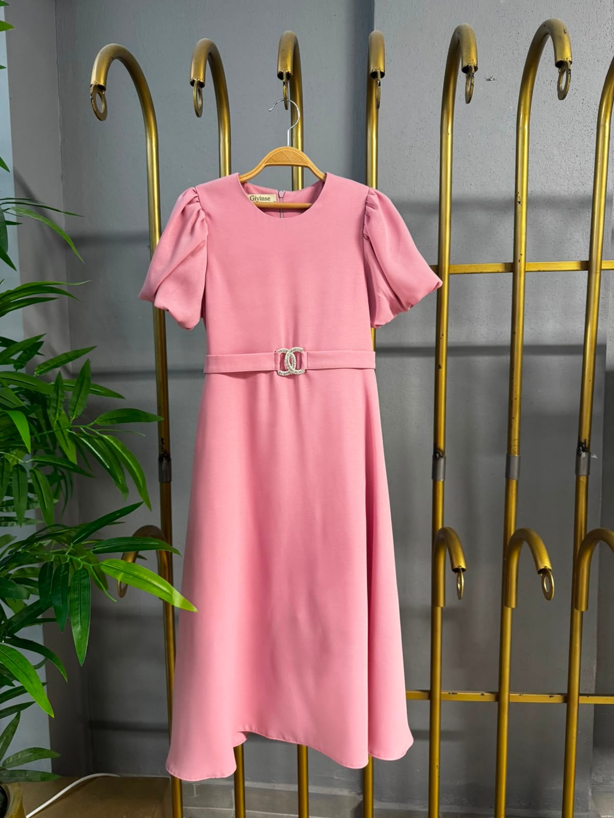 Nina Kız Çocuk Elbise Pembe