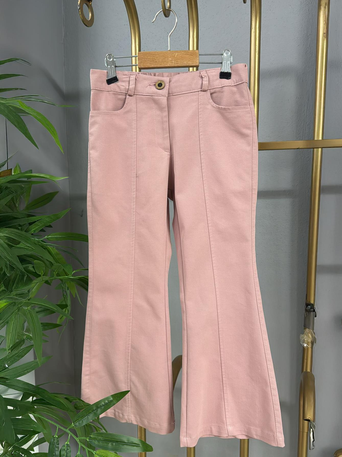 Nisera Kız Çocuk Pantolon Pembe