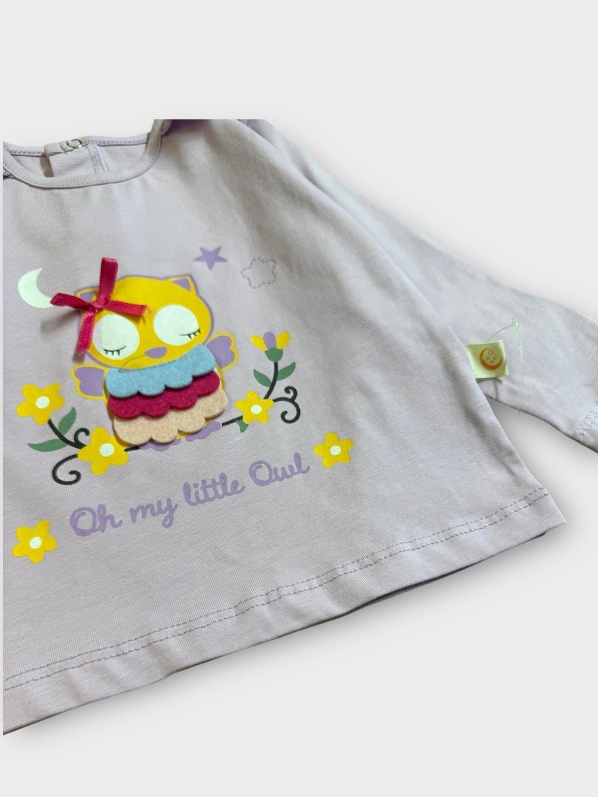 Oh My Little Owl Takım Mor