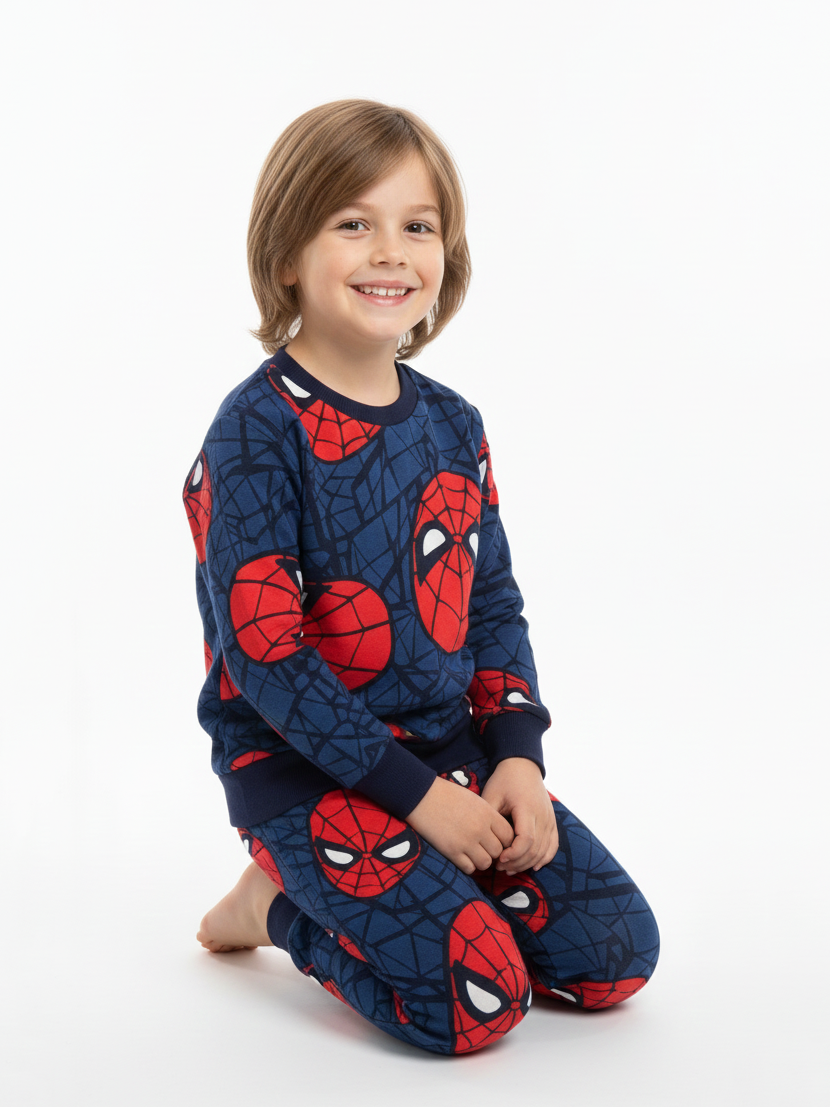 Örümcek Adam Erkek Çocuk Pijama Takımı