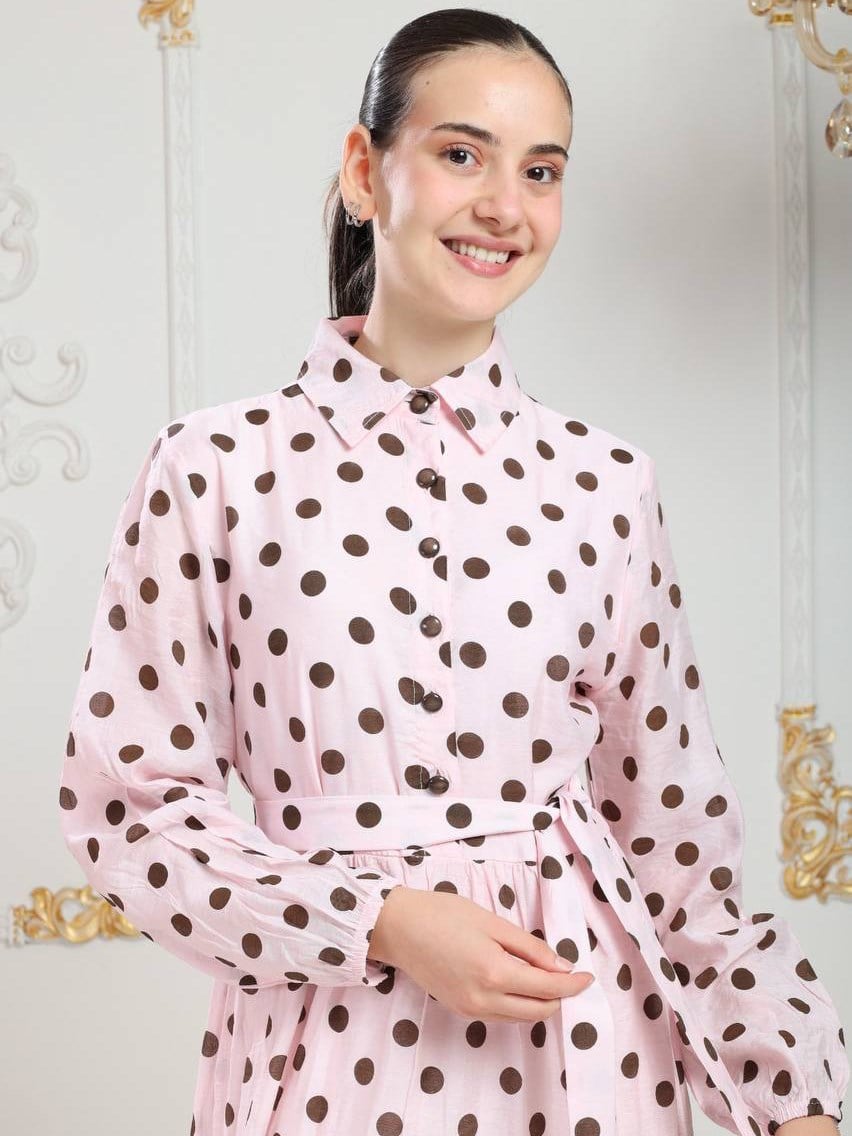 Sera Kız Çocuk Elbisesi Pembe