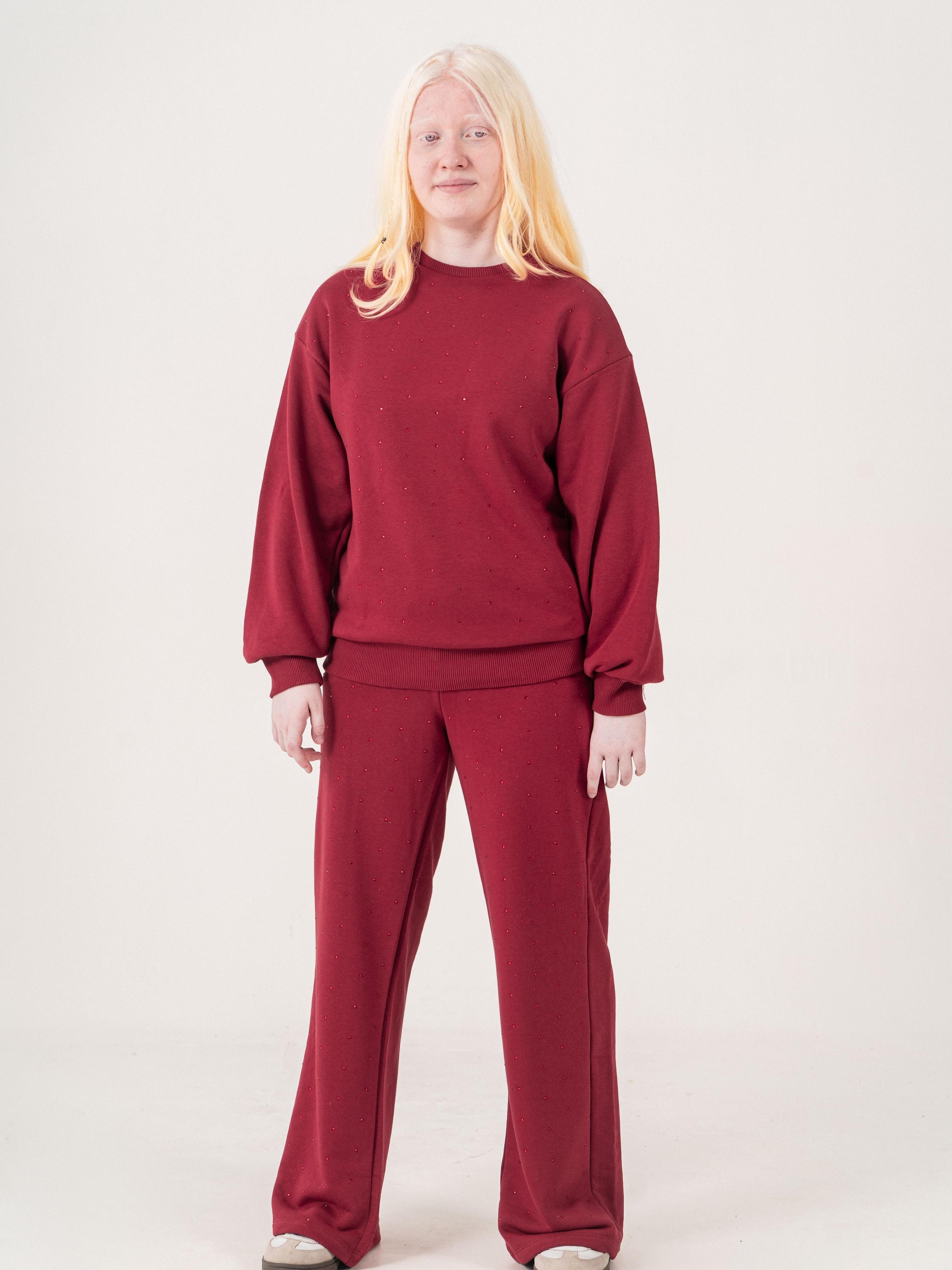 Sparkle Mood Eşofman Takımı Bordo