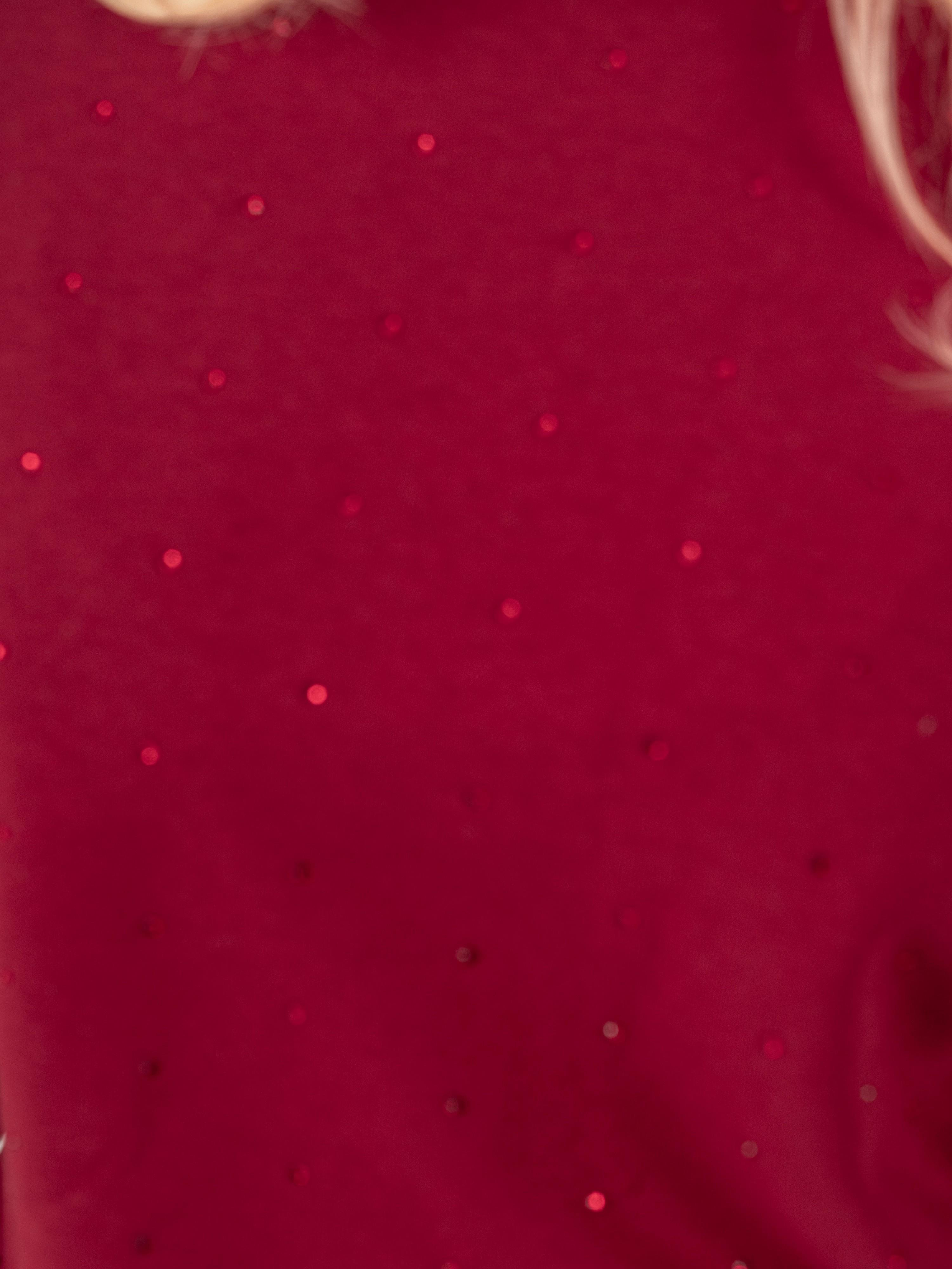 Sparkle Mood Eşofman Takımı Bordo
