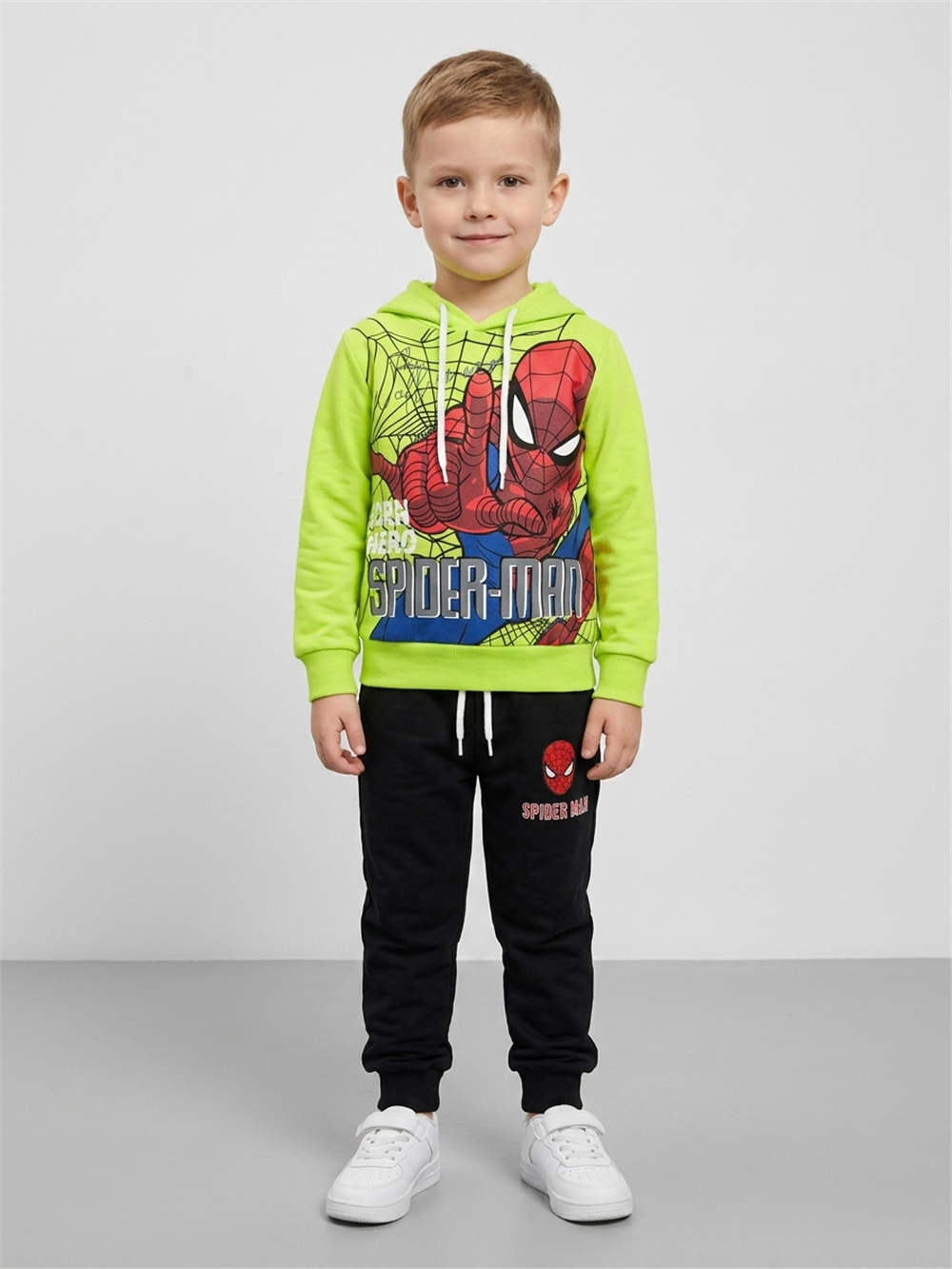 Spiderman Erkek Çocuk Takımı Yeşil