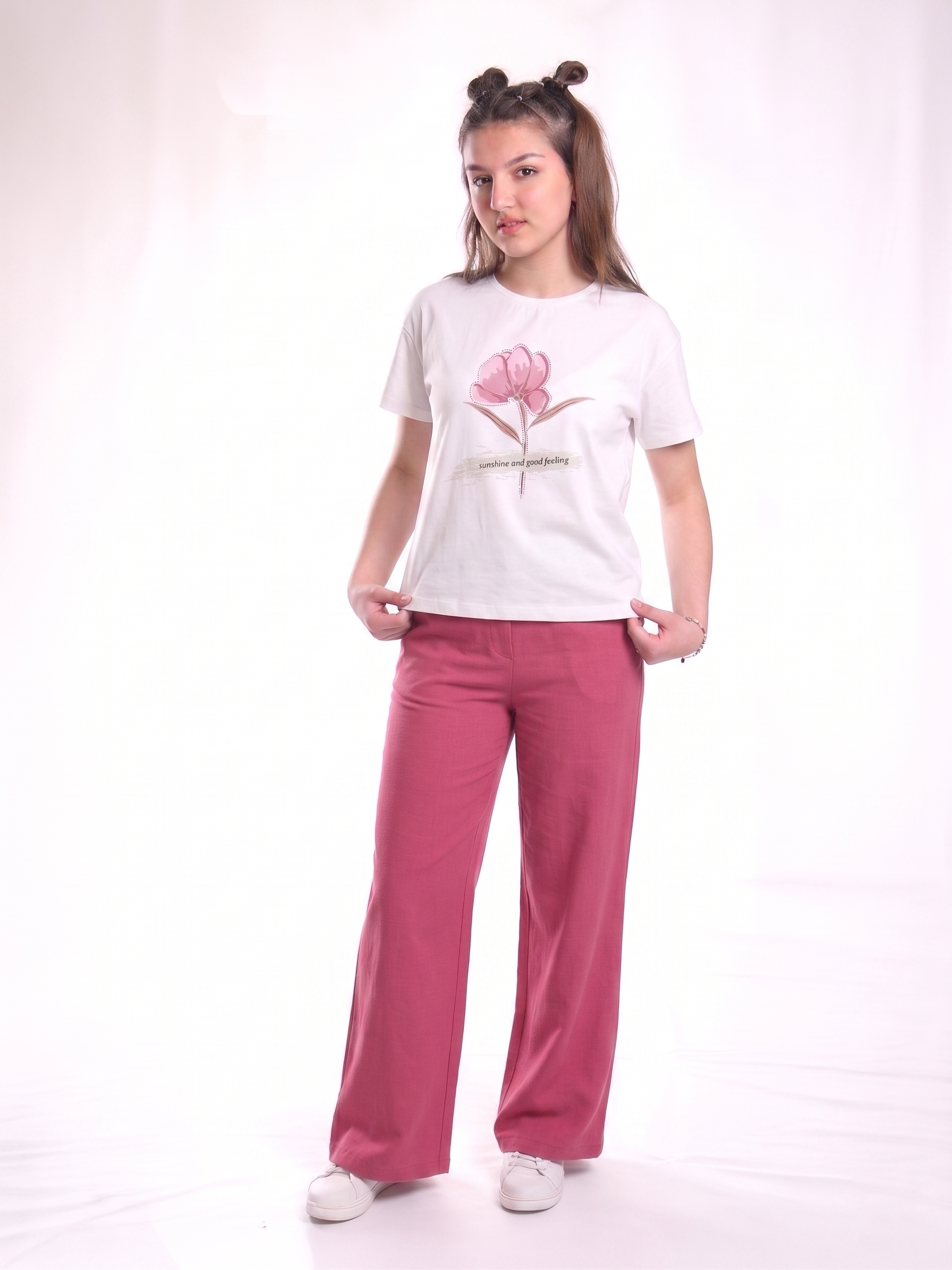 Sunshine Bloom Genç Kız Takım Pembe