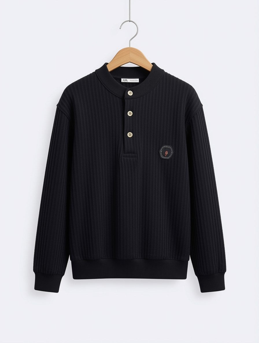 Taron Erkek Çocuk Sweatshirt Siyah