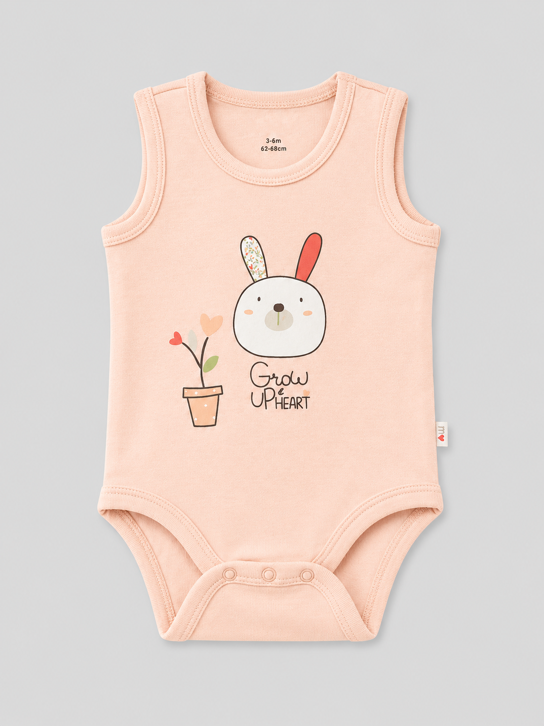 Tavşancık Bebek Çıtçıtlı Badi