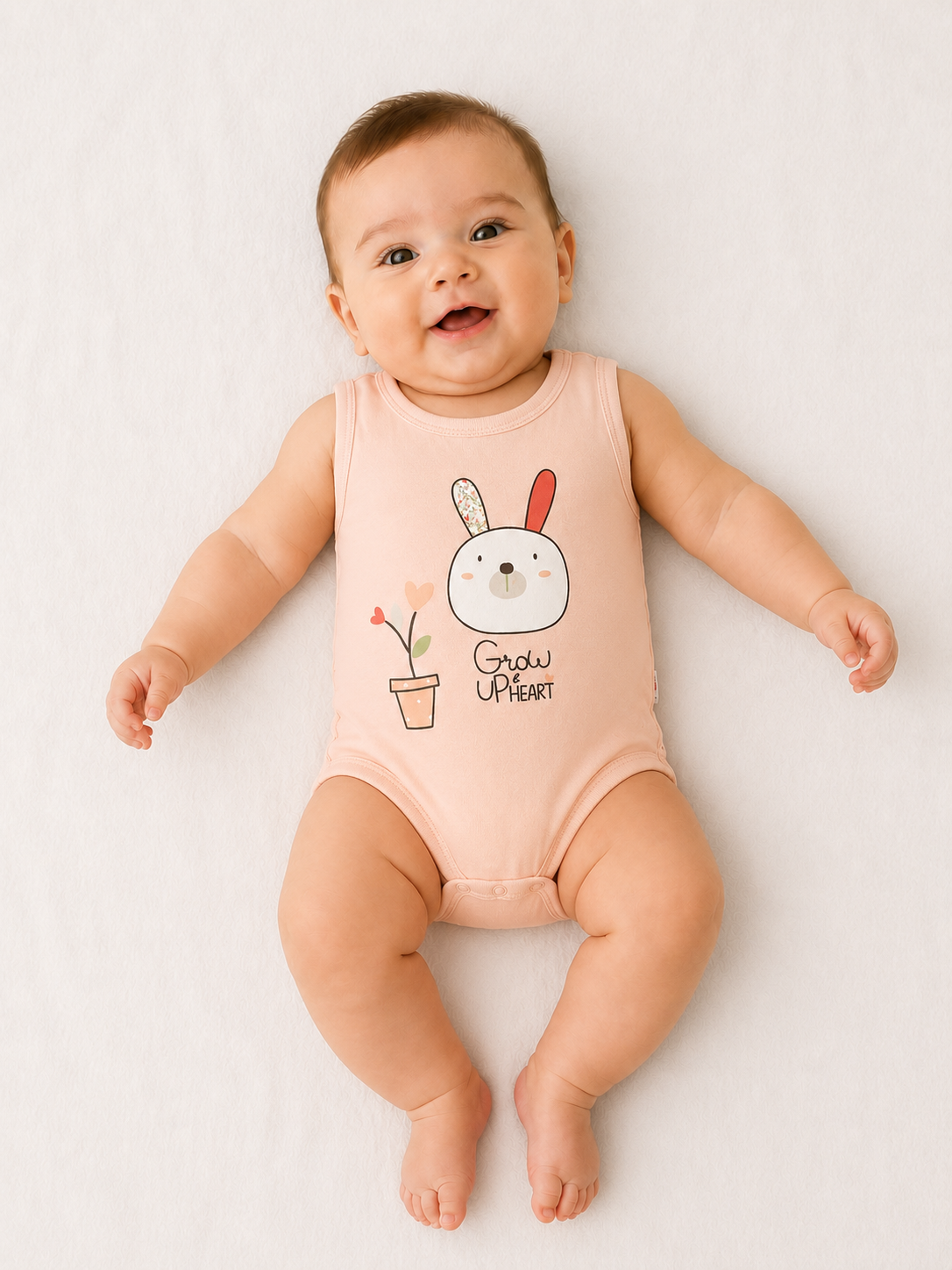 Tavşancık Bebek Çıtçıtlı Badi