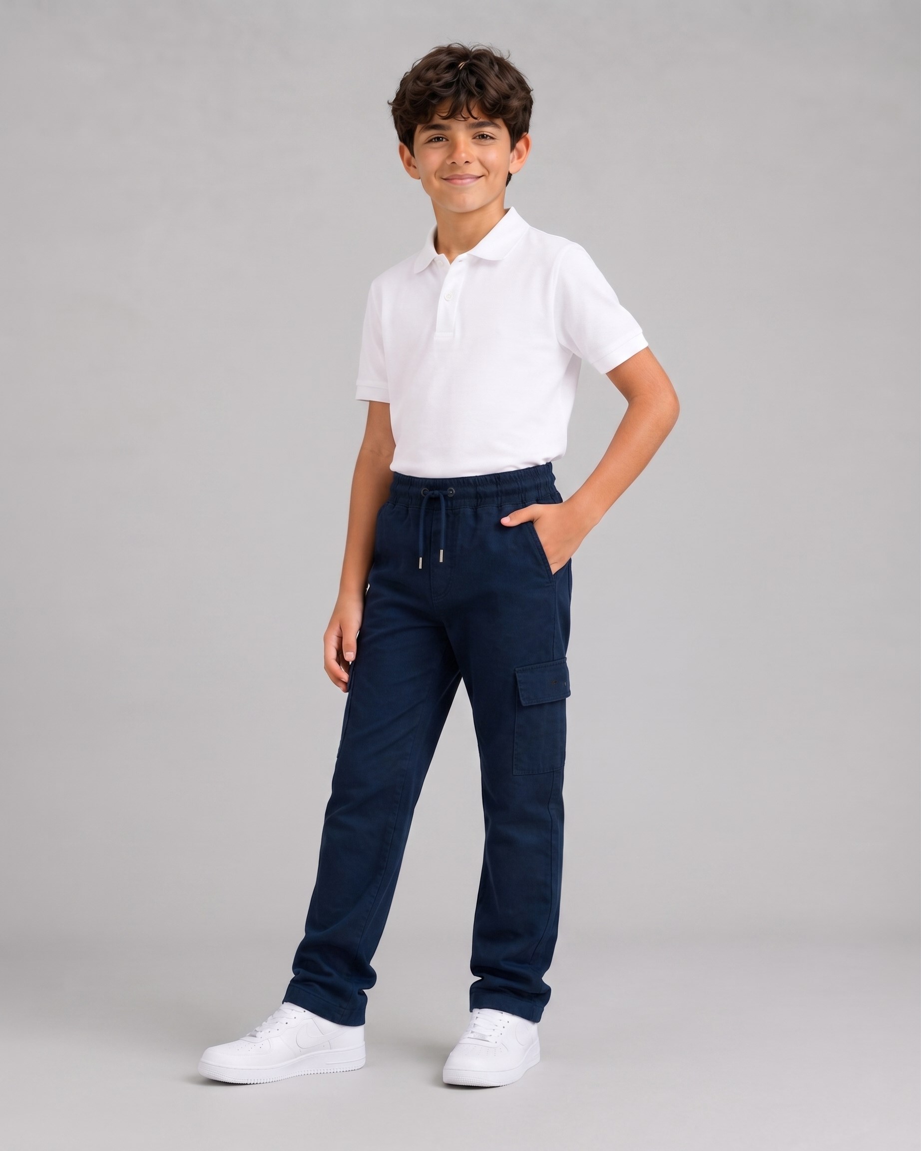 Tempo Unisex Çocuk Okul Pantolonu Lacivert