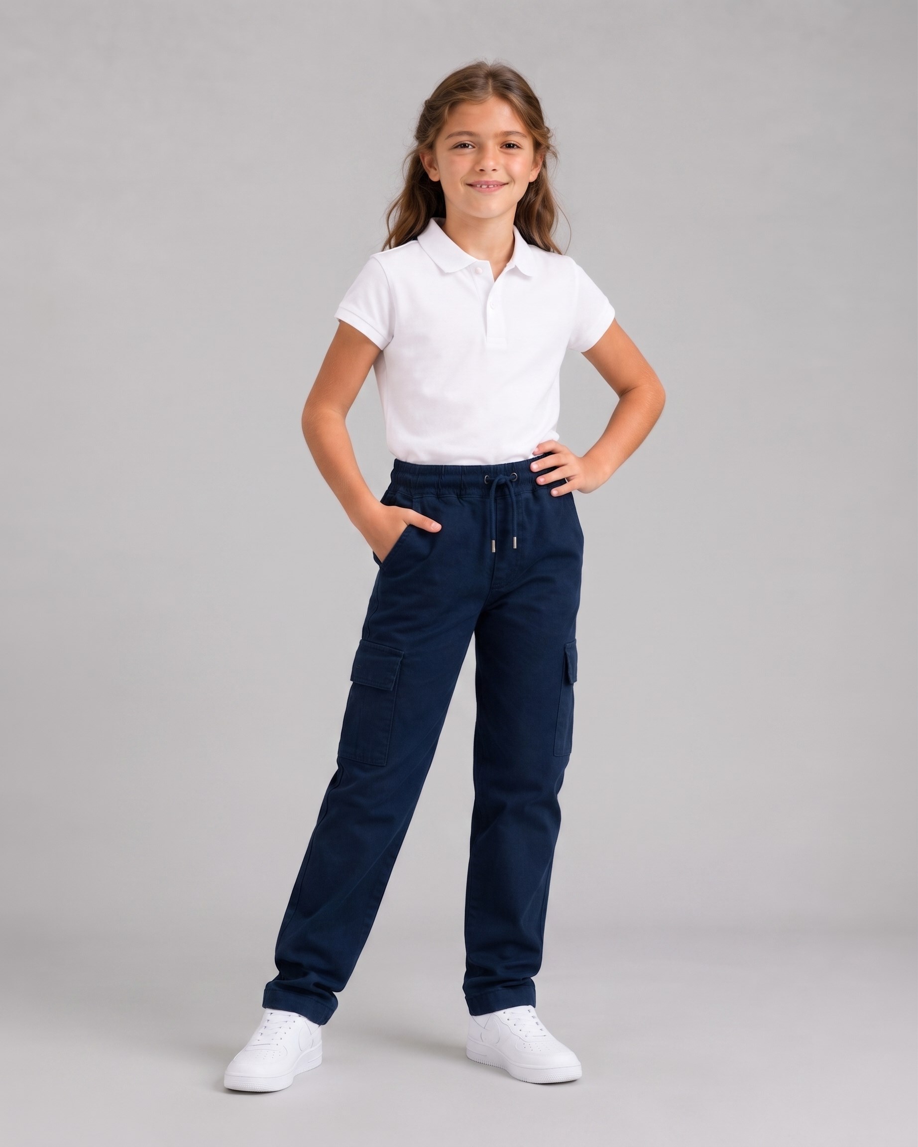 Tempo Unisex Çocuk Okul Pantolonu Lacivert