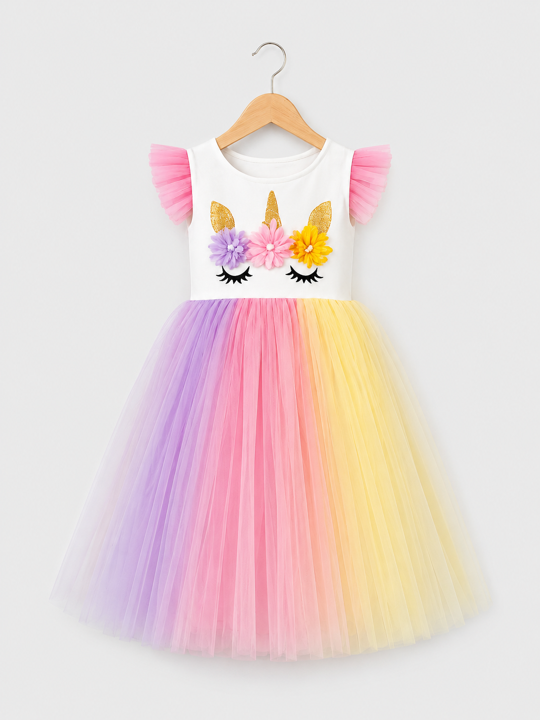 Unicorn Kız Çocuk Elbise
