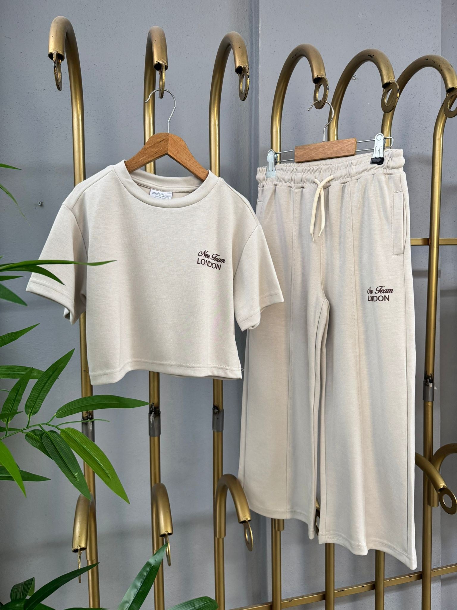 Urban Kız Çocuk Takımı Ekru