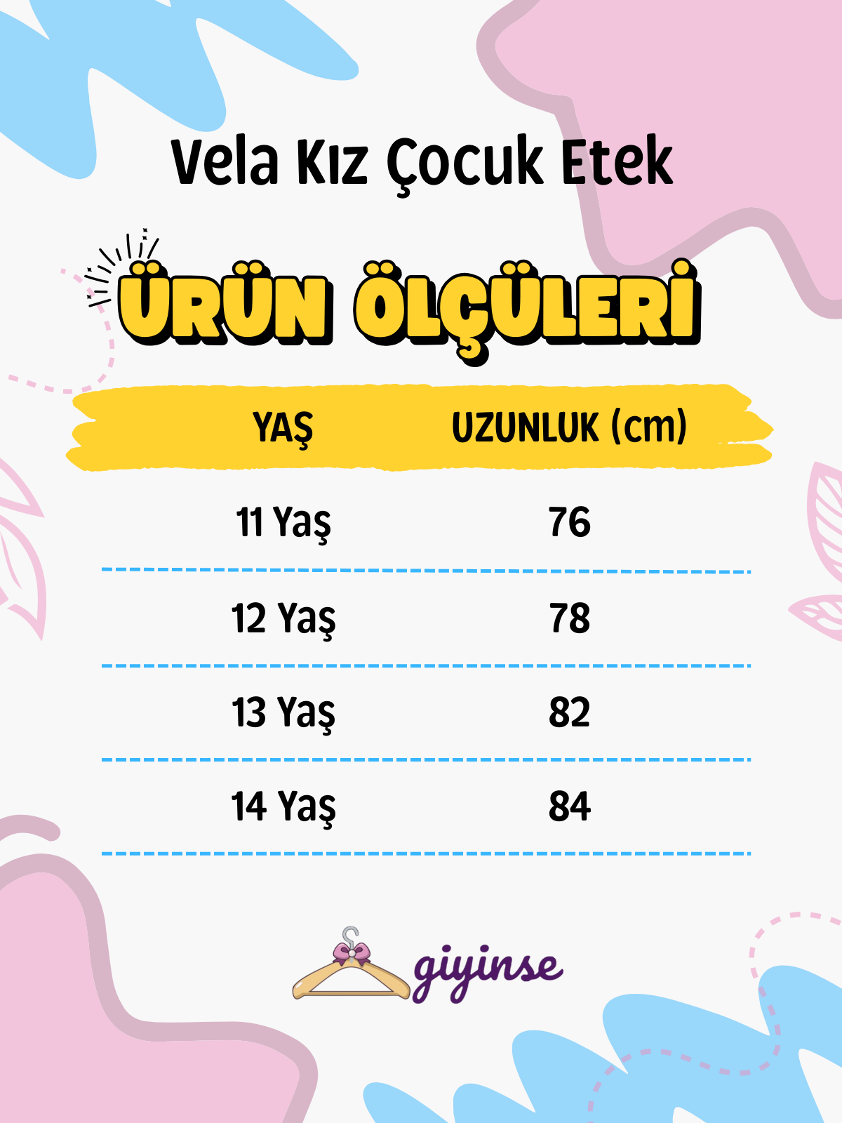 Vela Kız Çocuk Etek Pudra