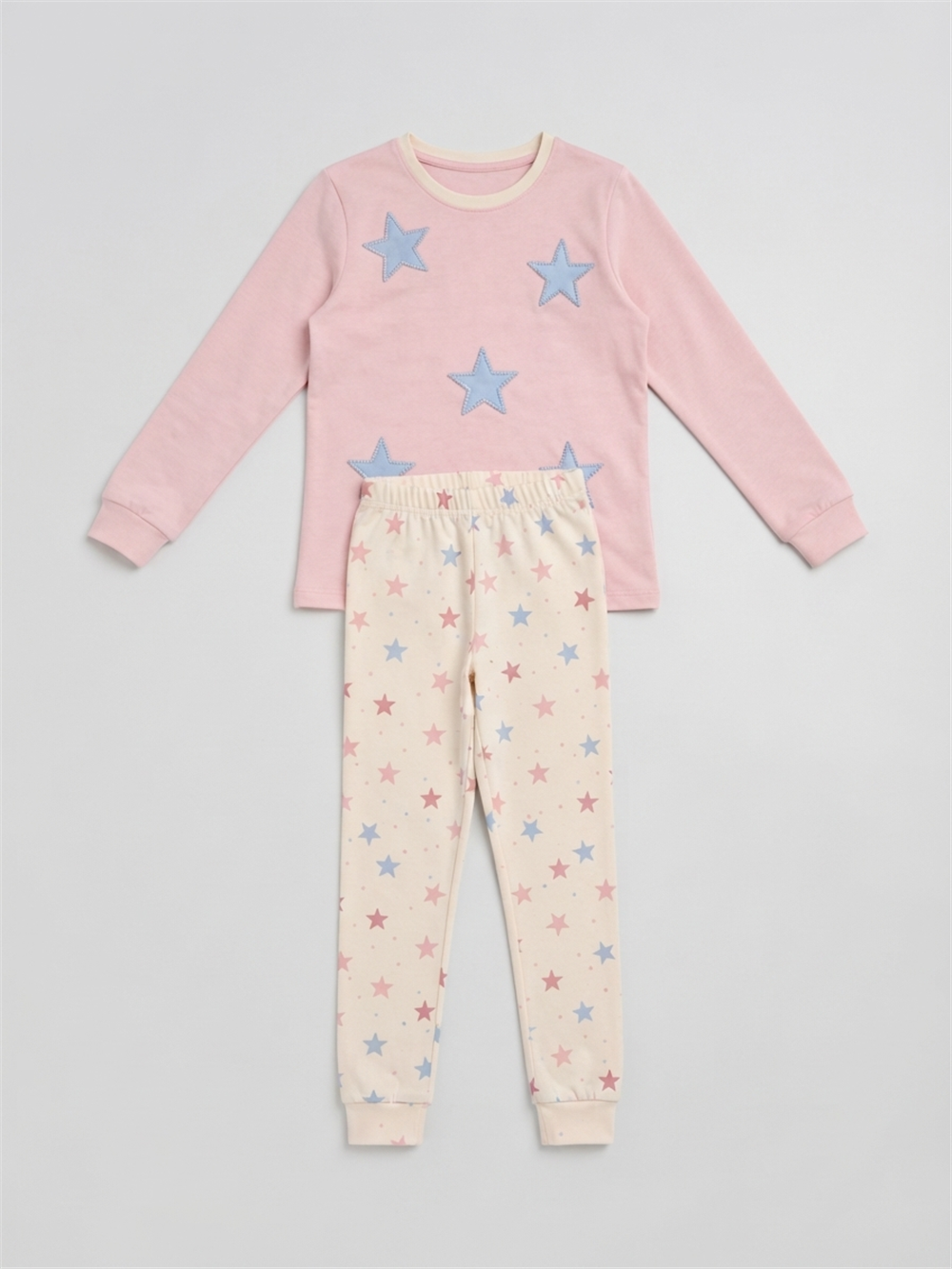 Vemina Kız Çocuk Pijama Takımı Pembe