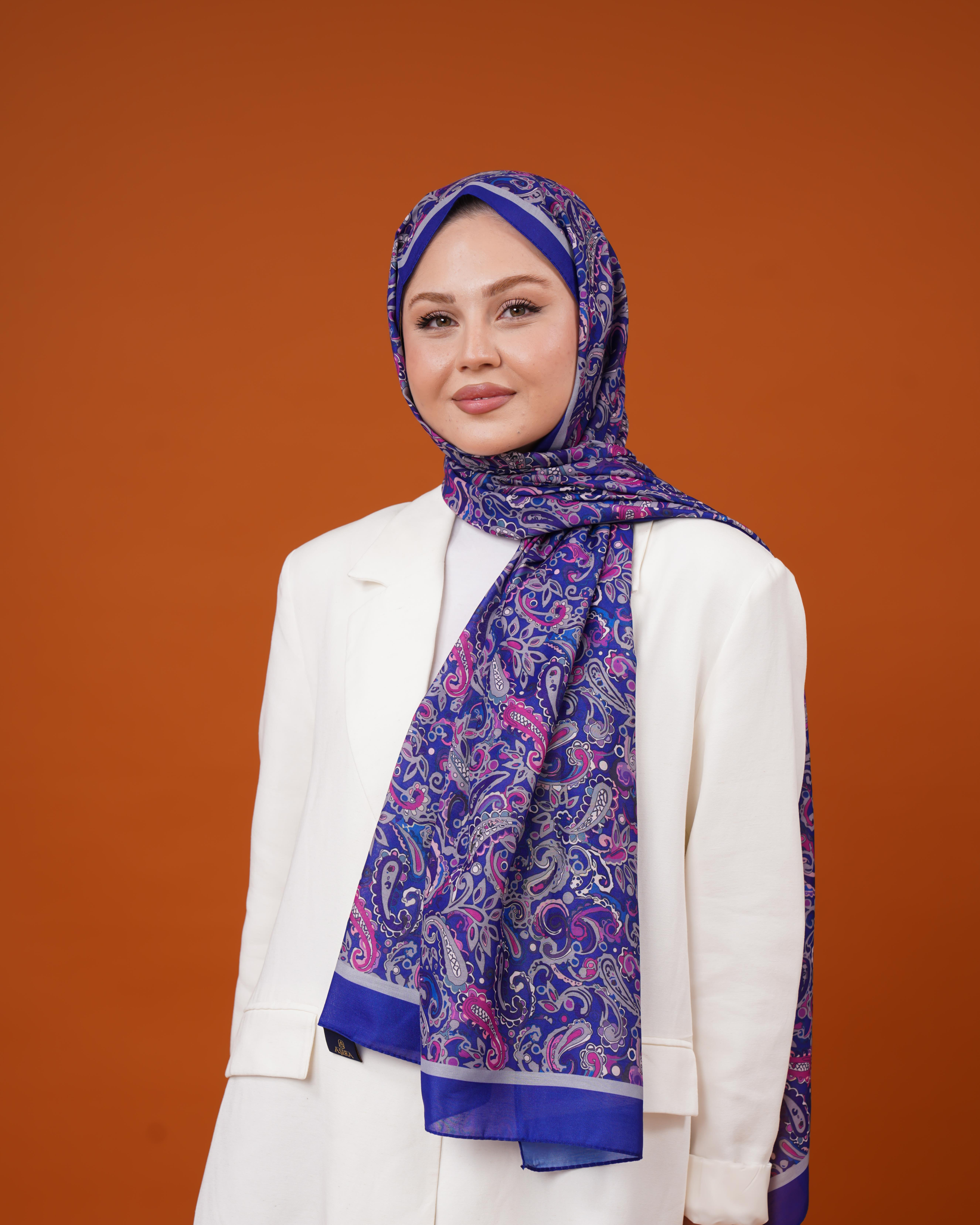 🎨 Twilight Paisley Soft Şal