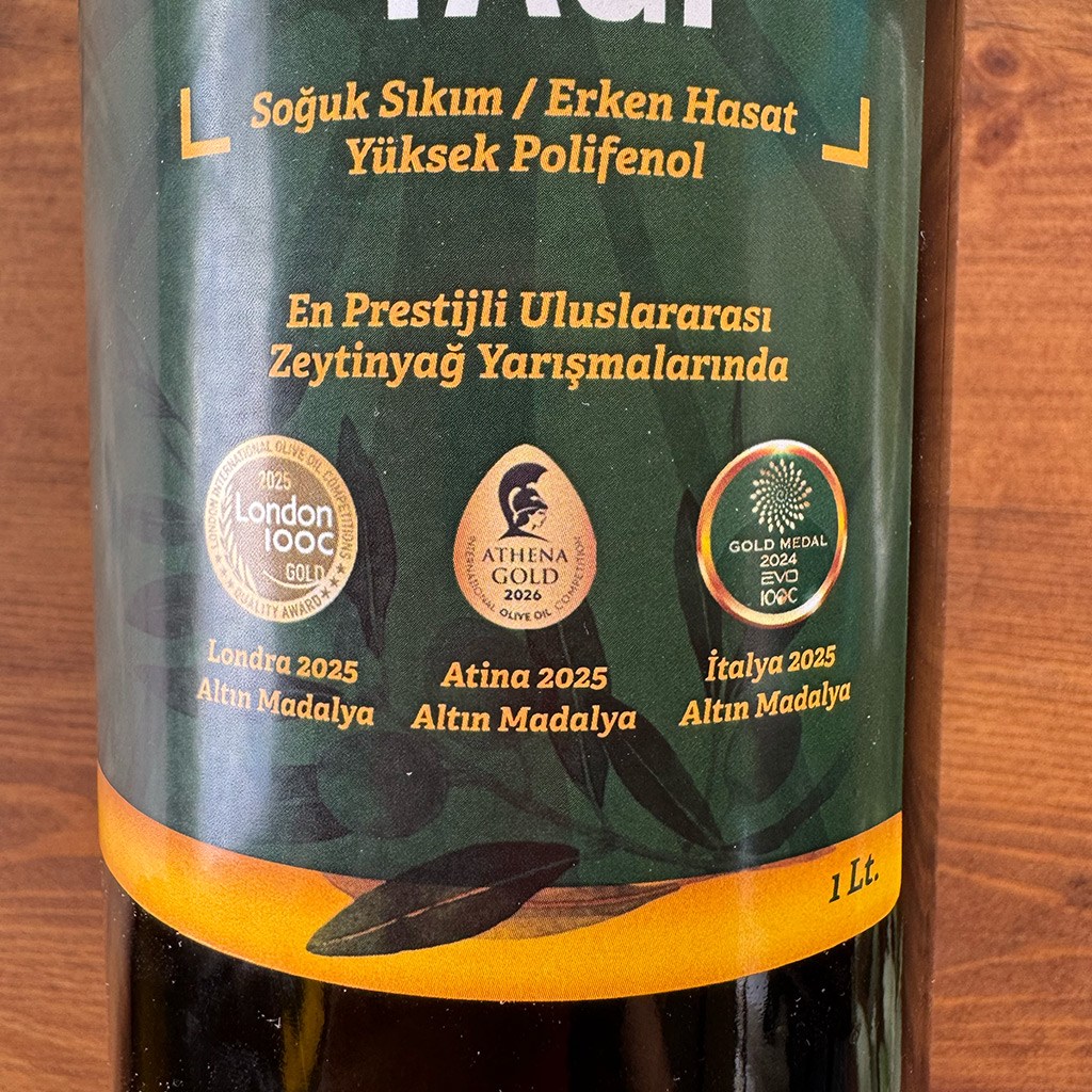 Ödüllü Premium Zeytinyağı 1 Lt.