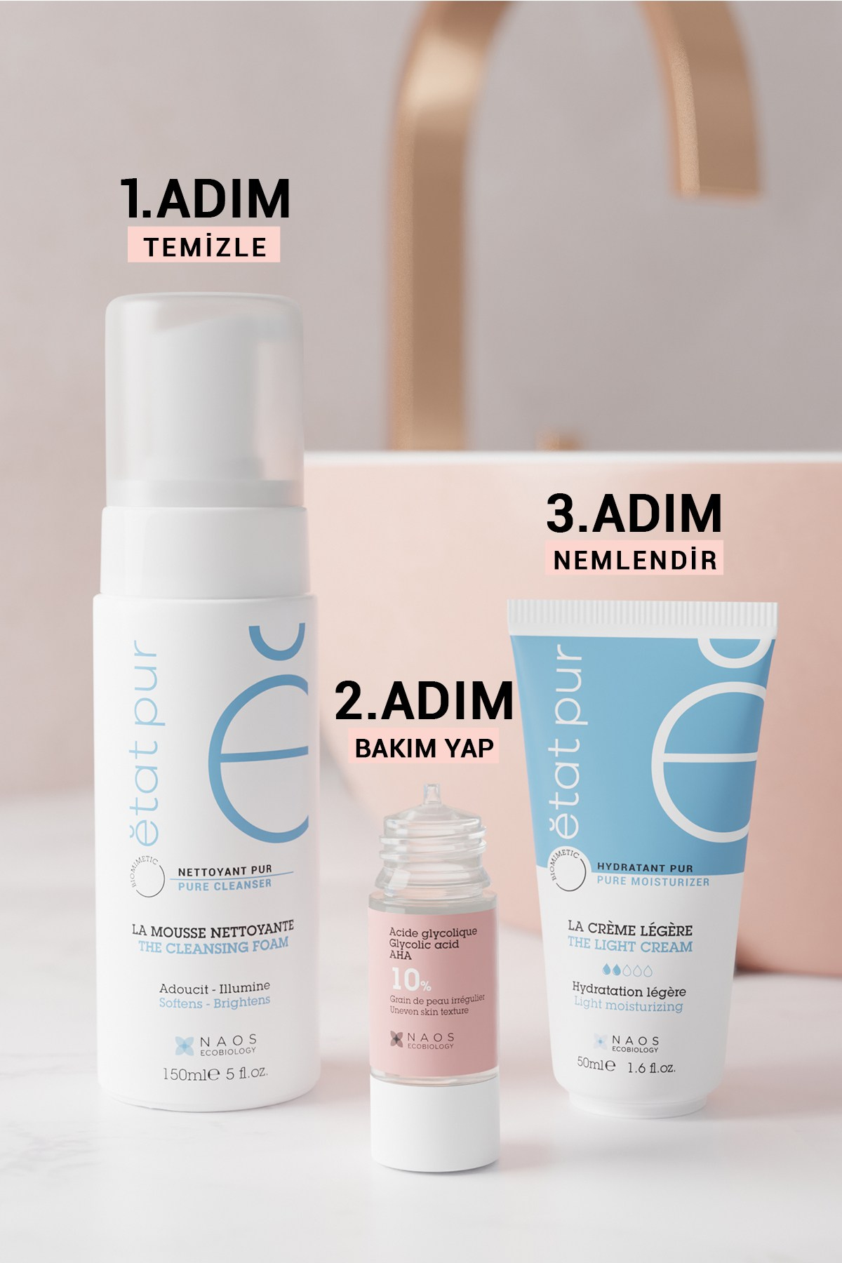 Pure Active Glikolik Asit %10 Gözenek Sıkılaştırıcı Saf Konsantre Bakım Serumu 15 ml