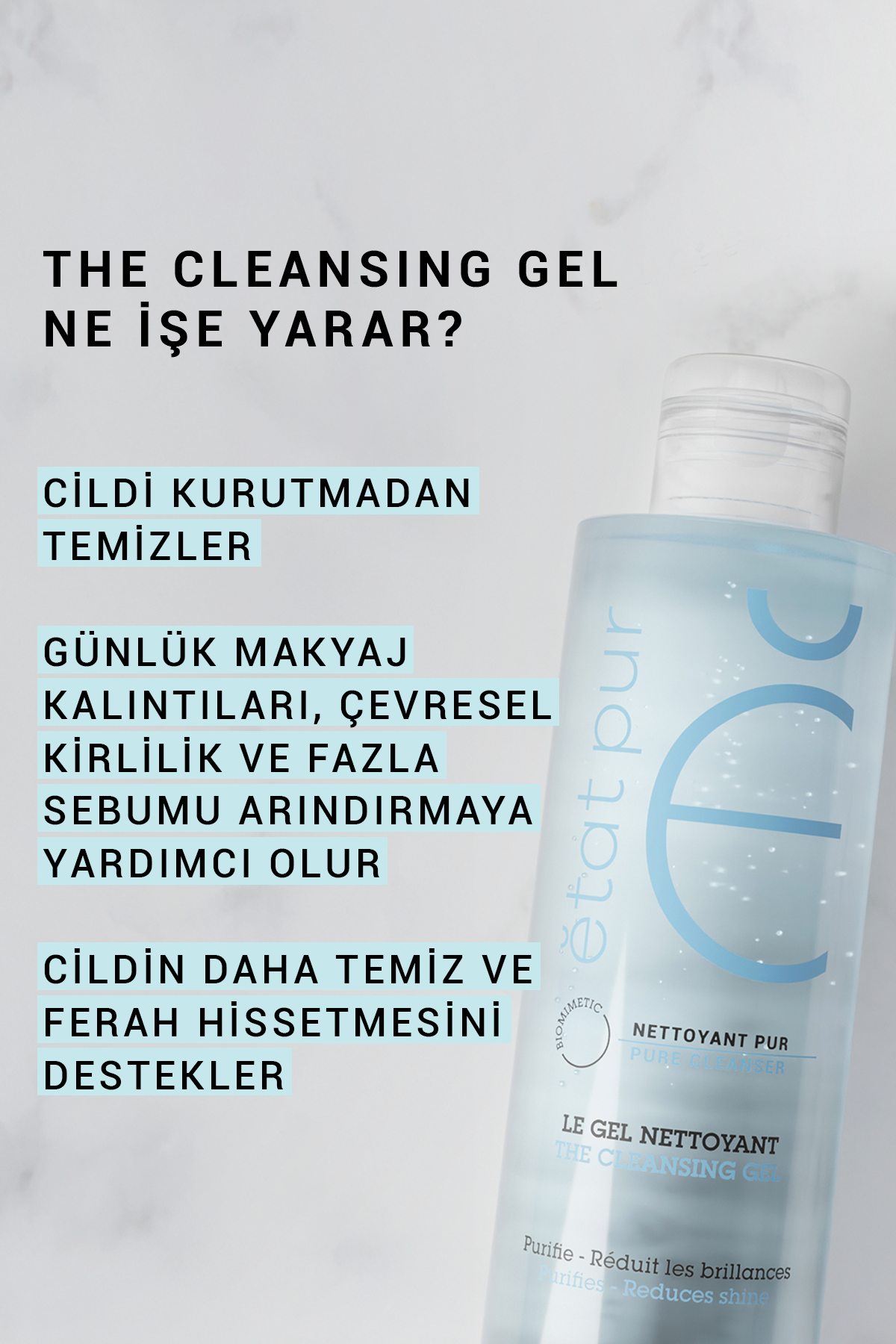 Purifying Cleansing Gel Arındırıcı Temizleme Jeli 200 ml