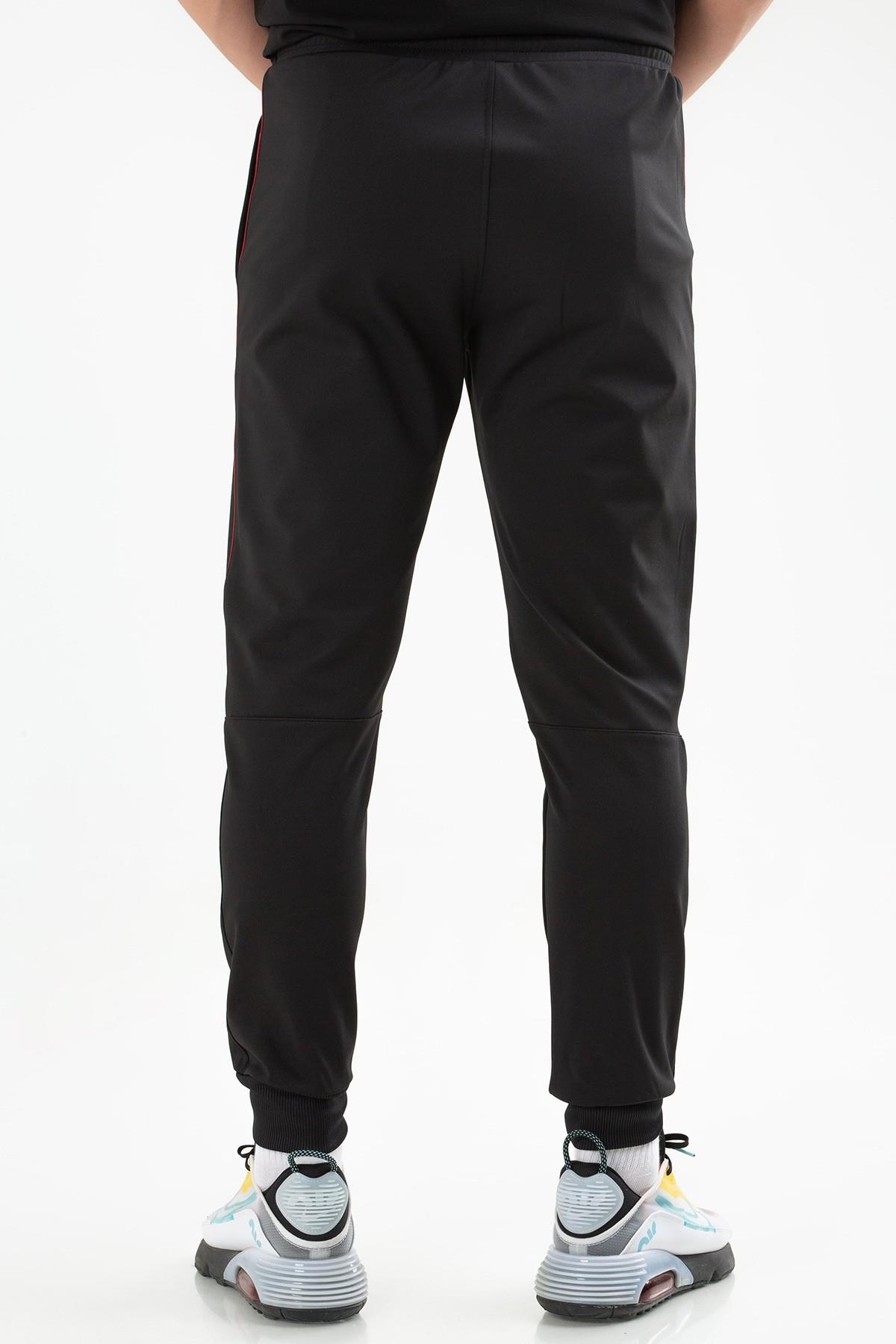 EŞOFMAN ALTI YANLARI BORDO ŞERİT BİYELİ PAÇA RİBANALI