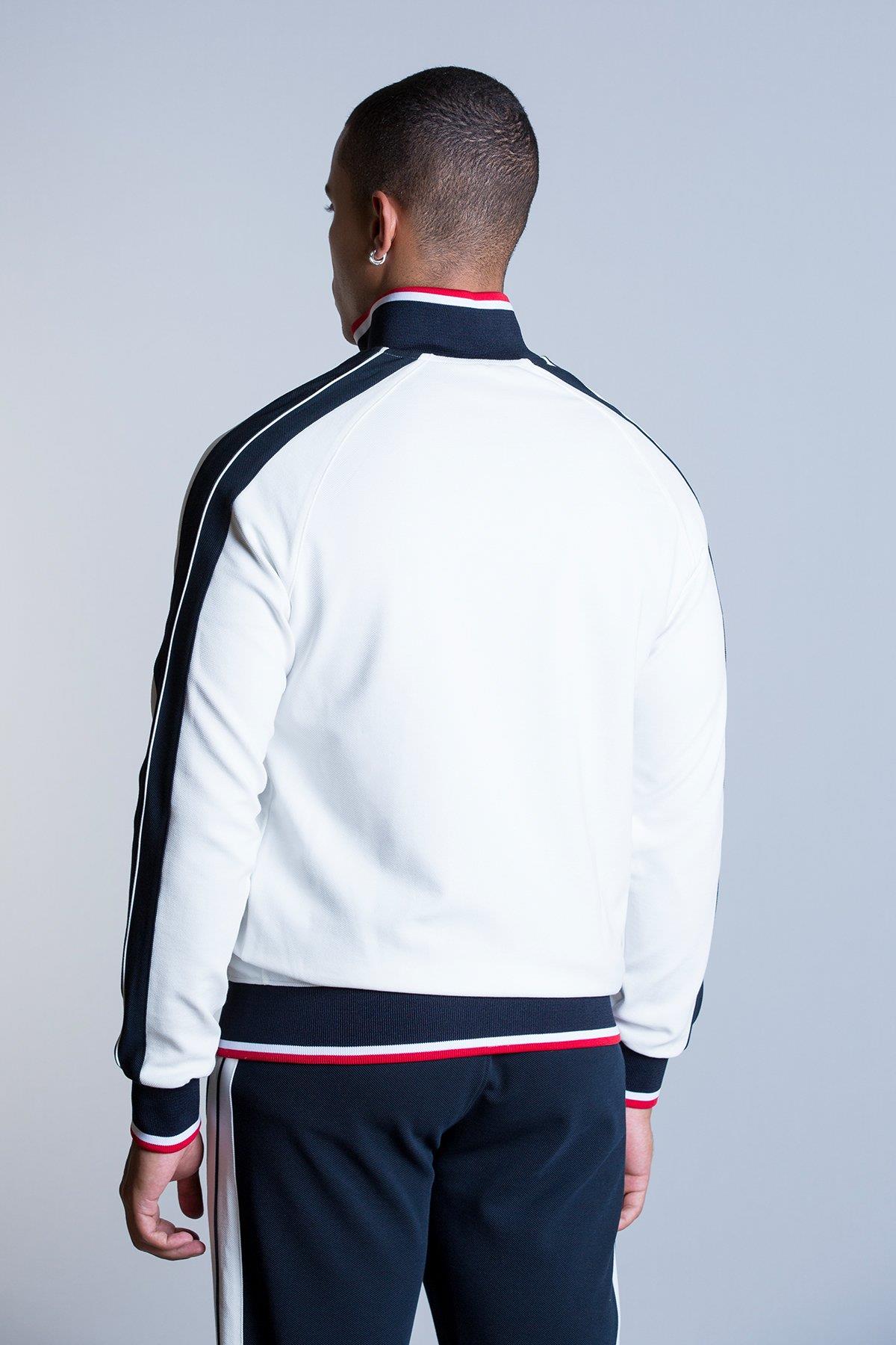 EŞOFMAN TAKIMI BORDO MAVİ ŞERİTLİ