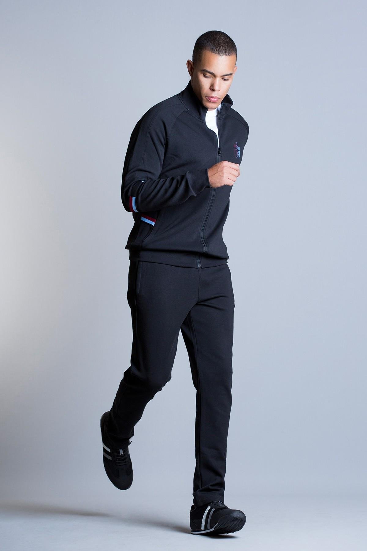 EŞOFMAN TAKIMI BORDO MAVİ ŞERİTLİ