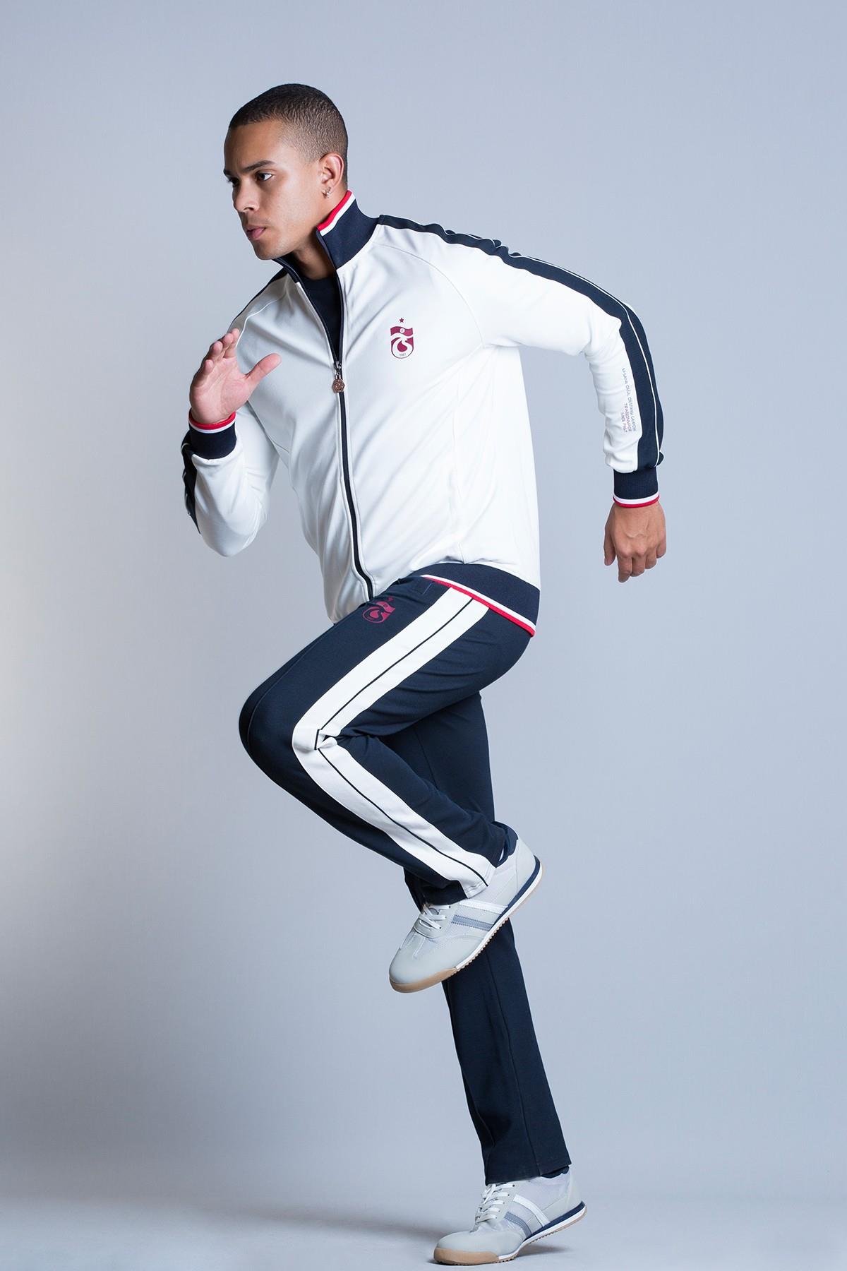 EŞOFMAN TAKIMI BORDO MAVİ ŞERİTLİ