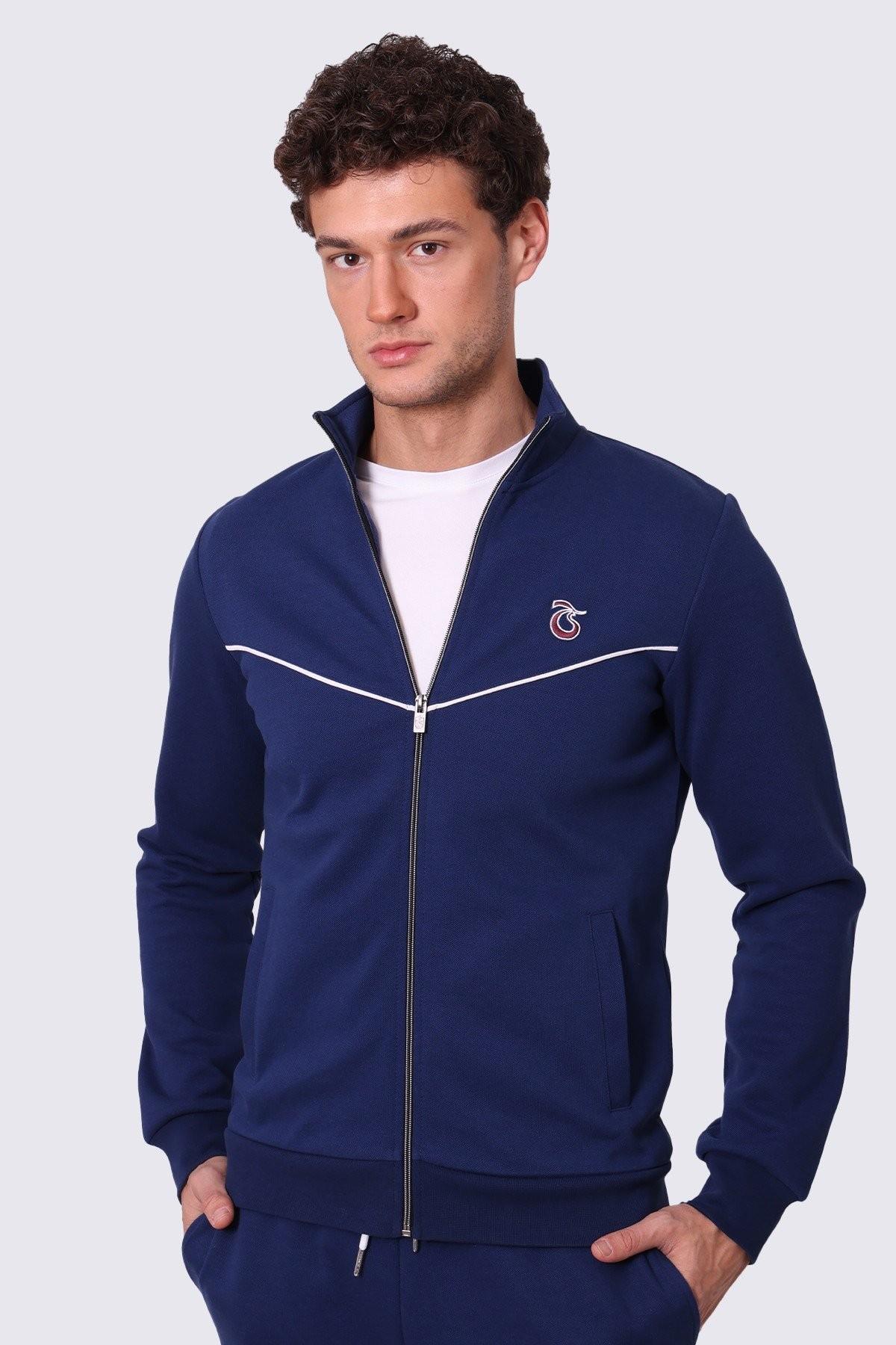 EŞOFMAN TAKIMI FERMUARLI PİKE İÇ LOGOLU