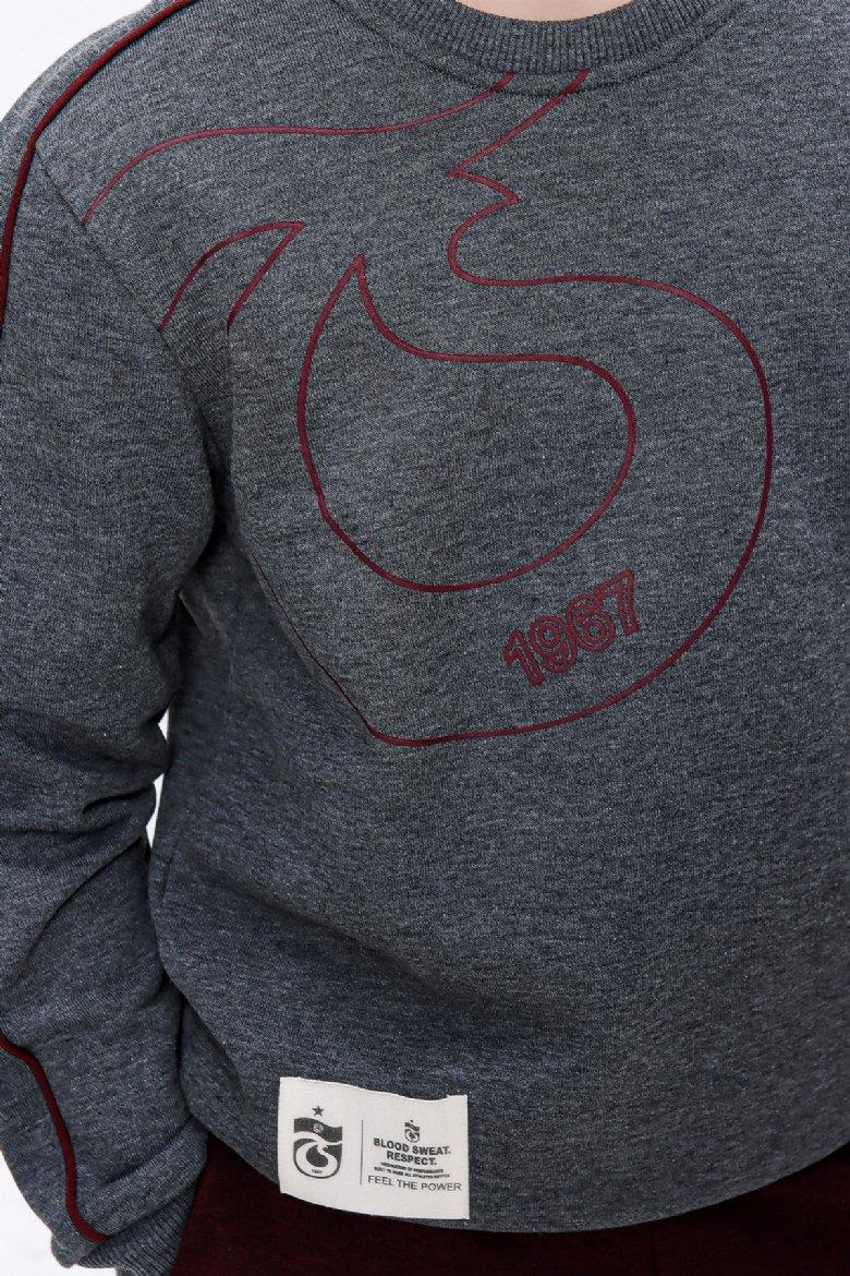 SWEAT KOLU BİYELİ ÖNÜ İÇ LOGO BASKILI