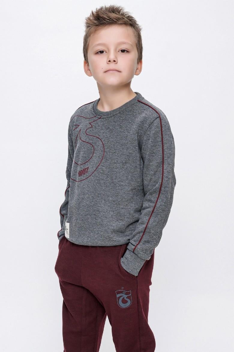 SWEAT KOLU BİYELİ ÖNÜ İÇ LOGO BASKILI