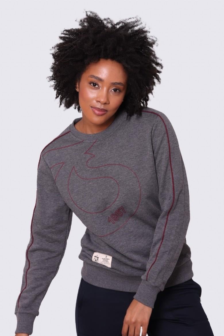 SWEAT KOLU BİYELİ ÖNÜ İÇ LOGO BASKILI