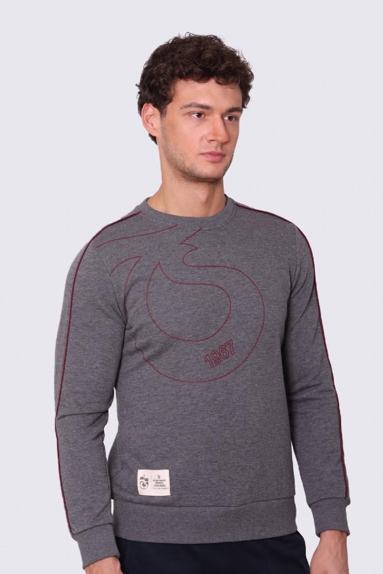 SWEAT KOLU BİYELİ ÖNÜ İÇ LOGO BASKILI