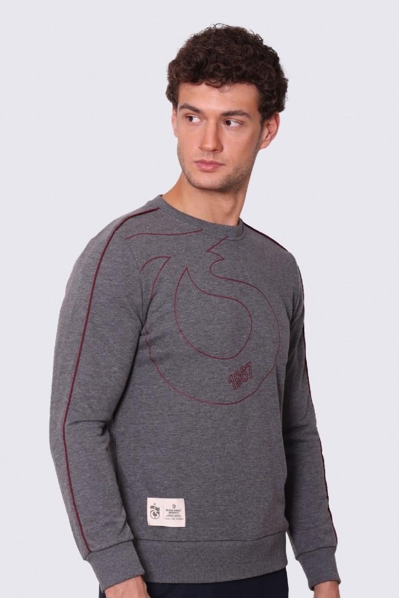 SWEAT KOLU BİYELİ ÖNÜ İÇ LOGO BASKILI