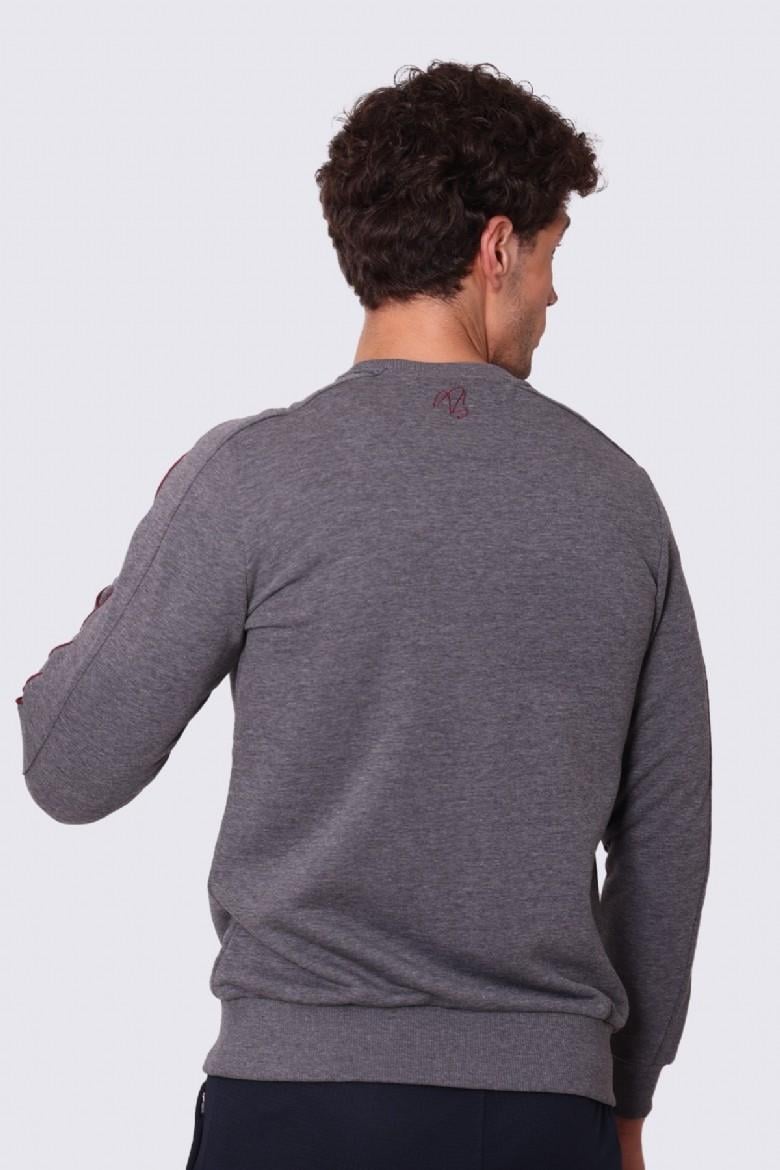 SWEAT KOLU BİYELİ ÖNÜ İÇ LOGO BASKILI