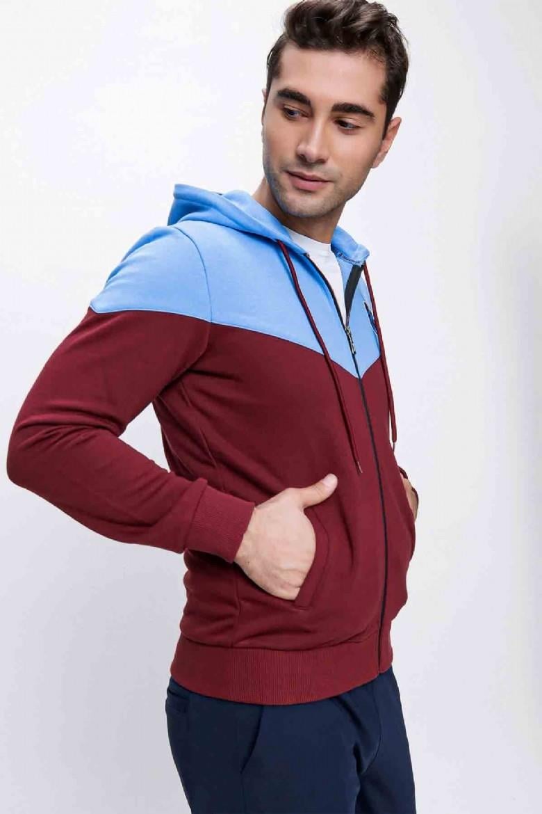 Sweat Retro Victory Desen  Kapşonlu